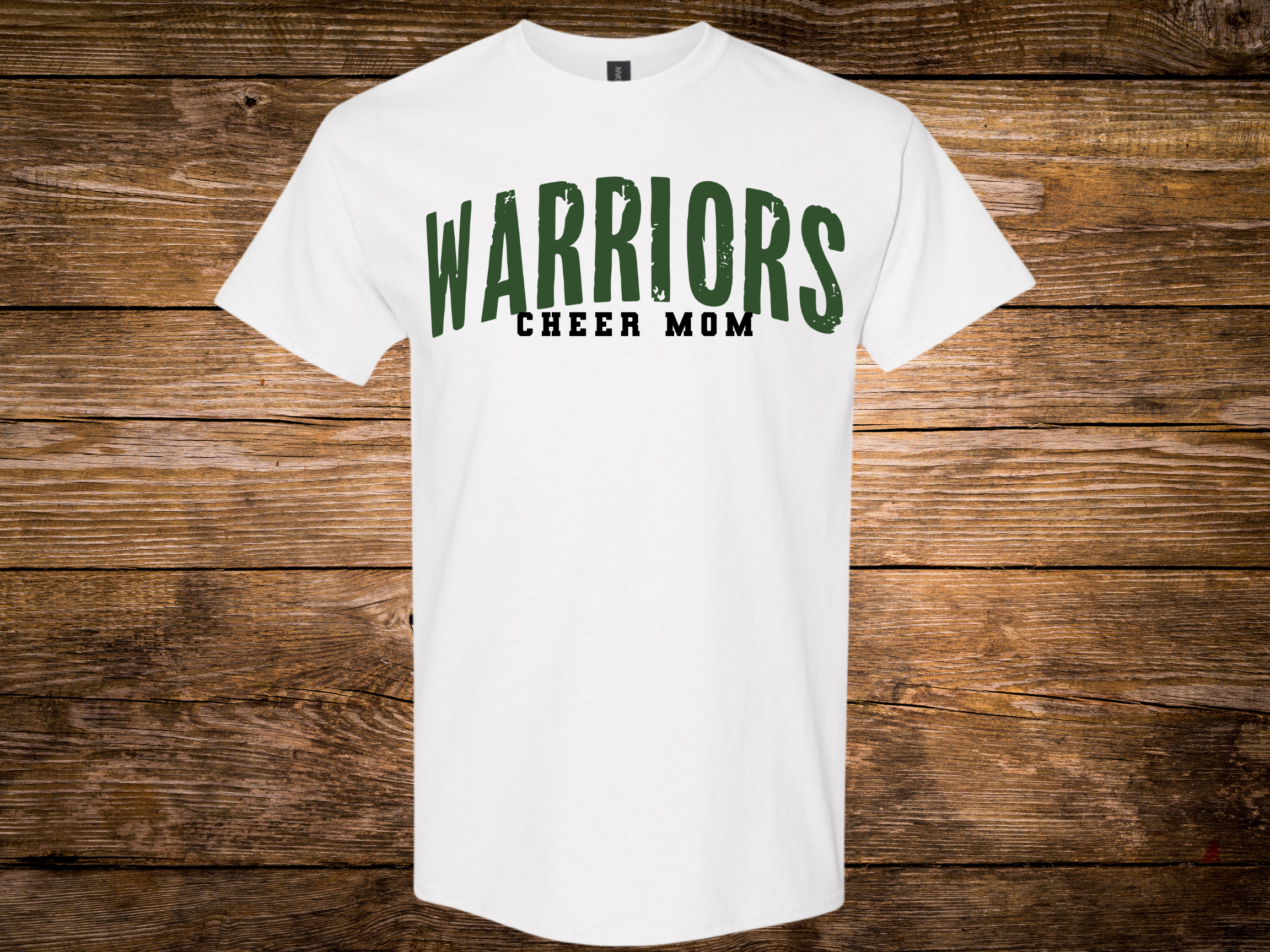Vintage Warriors Cheer Mom Tee