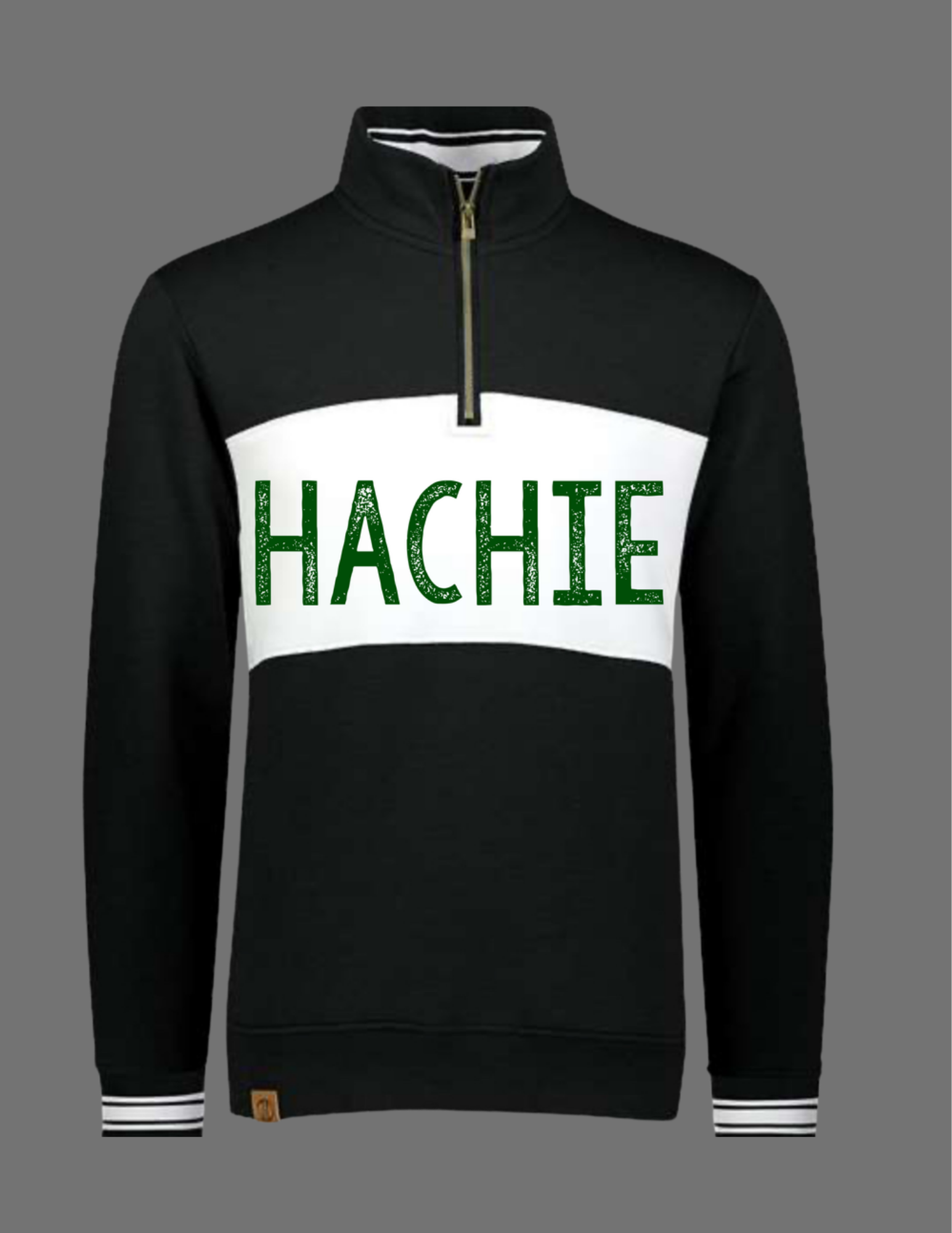 Color Block Quarter Zip Pullover