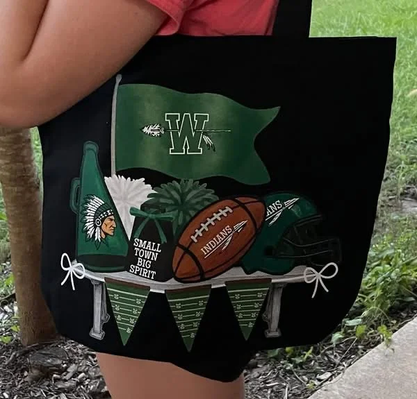 Custom Indians Spirit Tote Bag