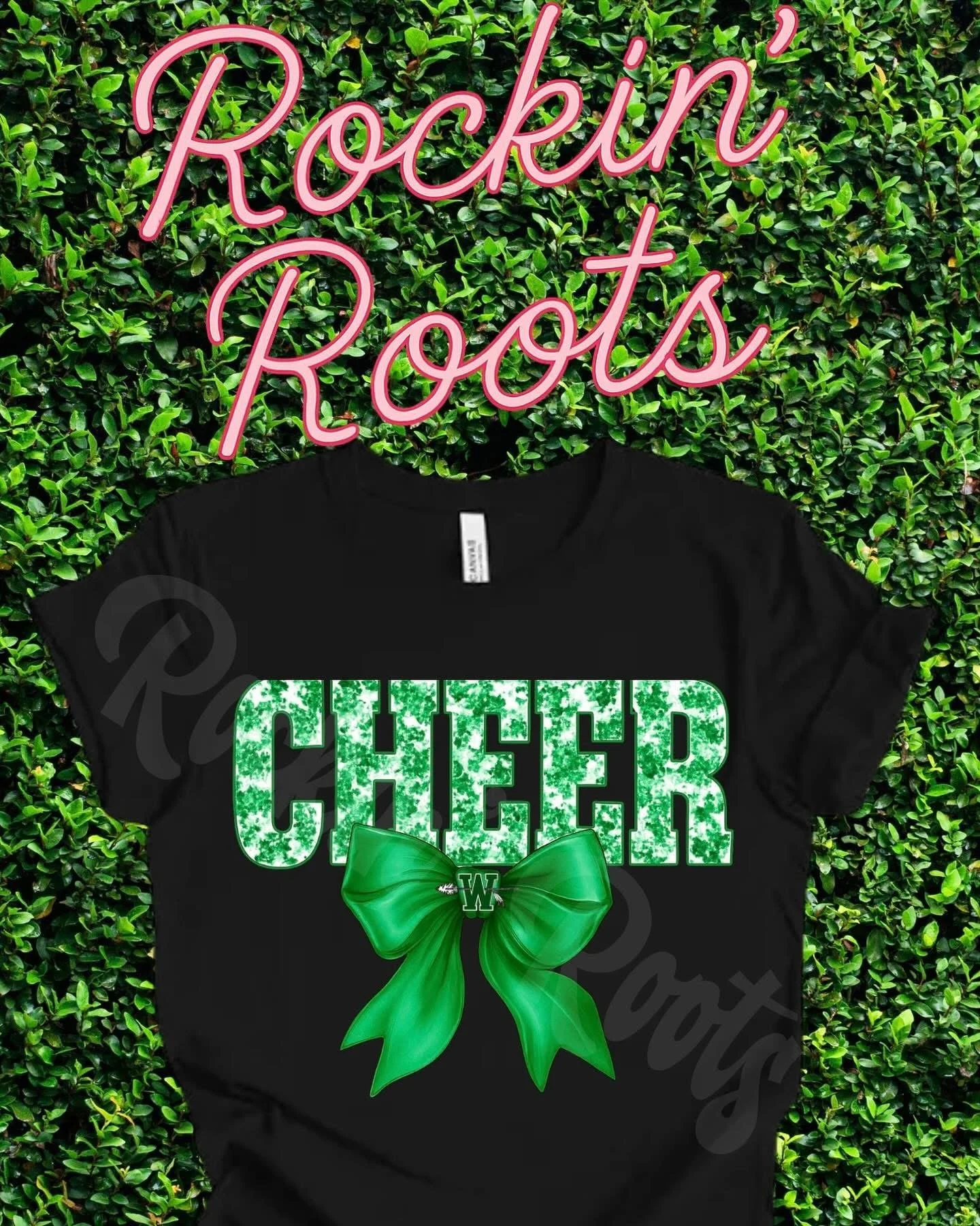 Preppy Floral Cheer Tee