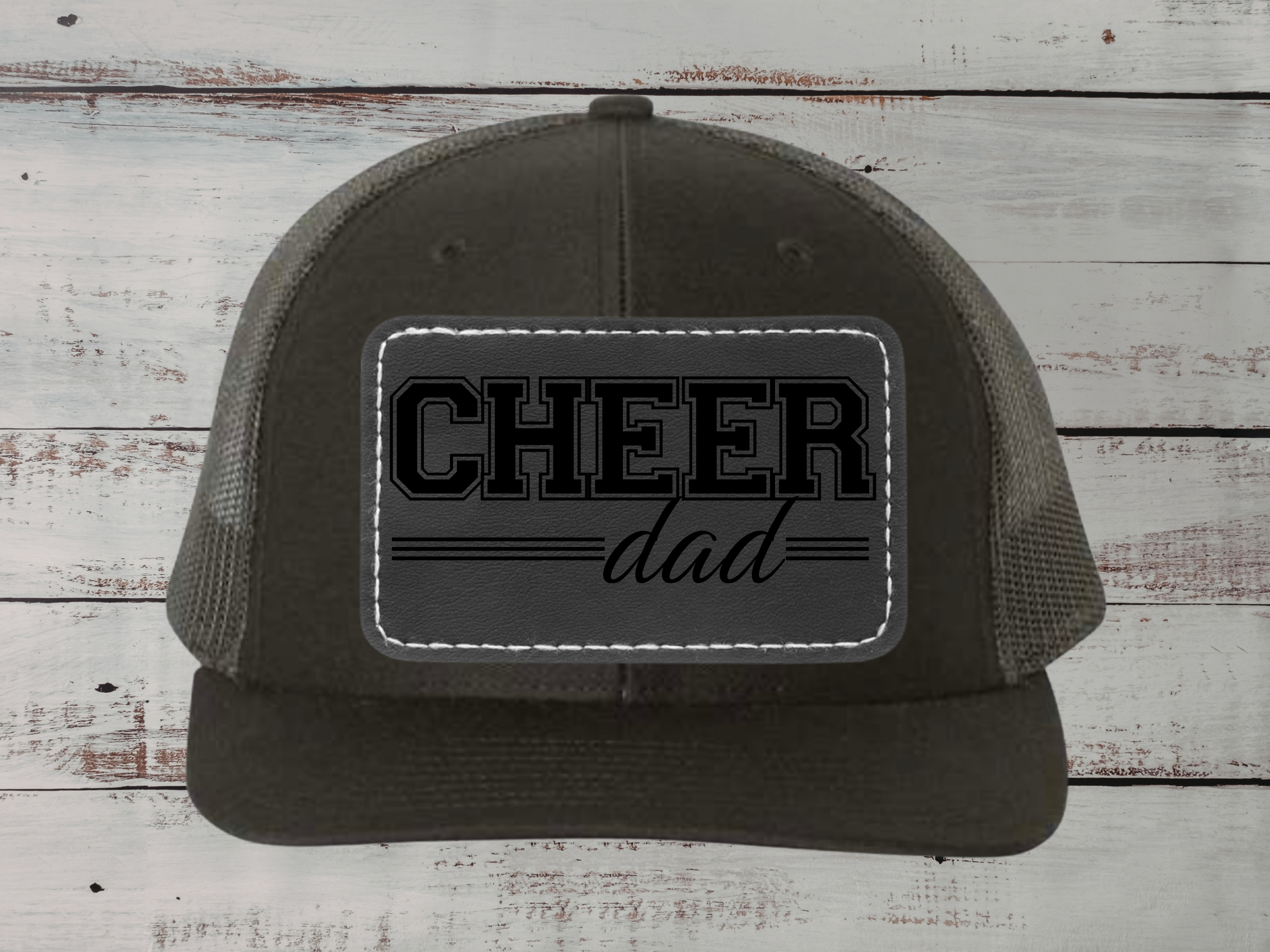 Blackout Edition Cheer Dad Trucker Hat