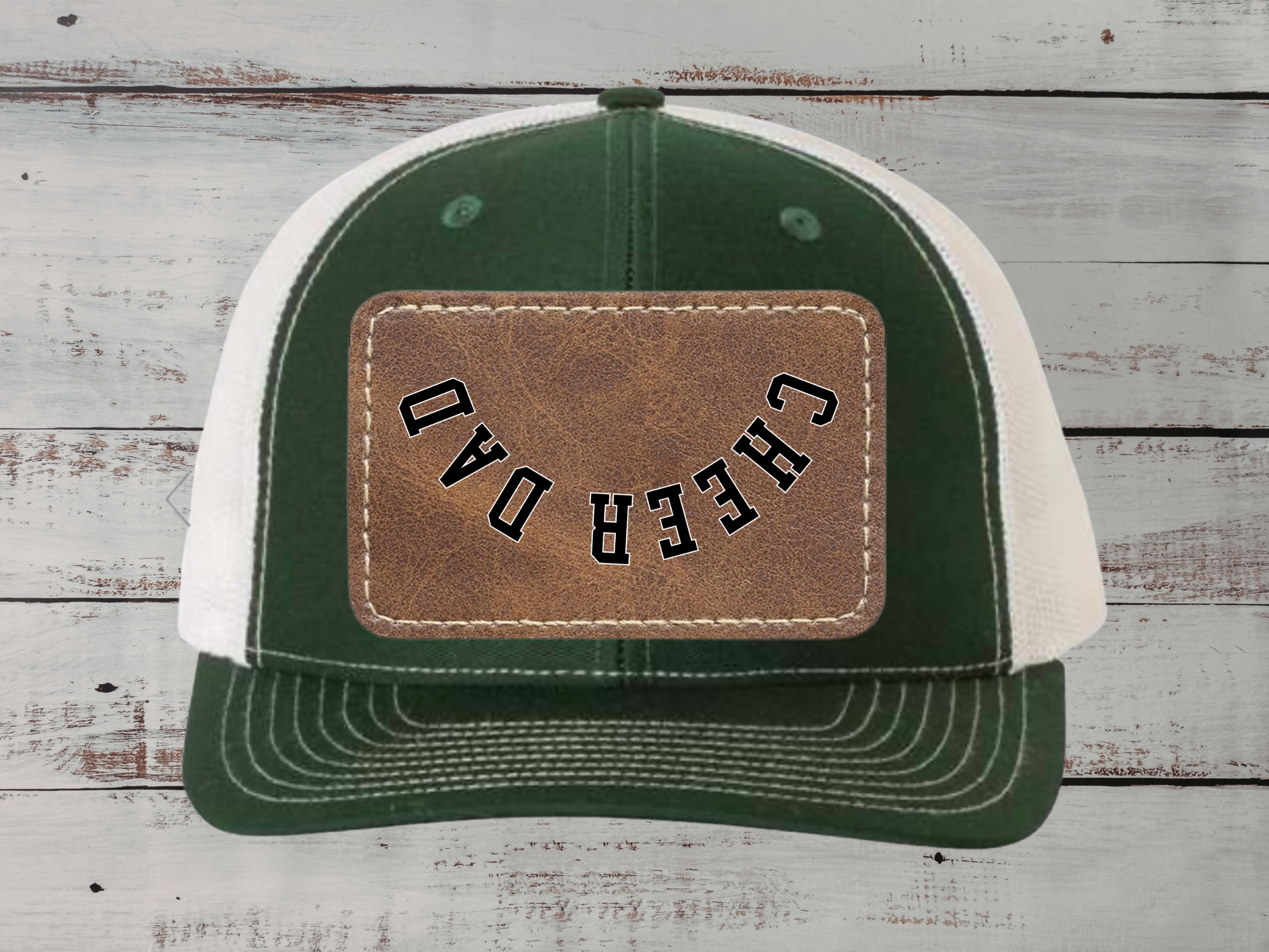 Upside Down Cheer Dad Trucker Hat