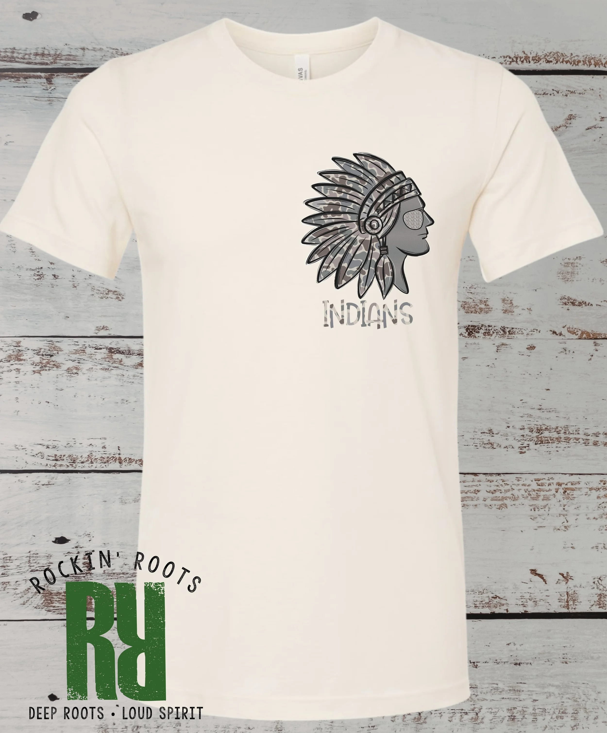 Camo Mascot Tee