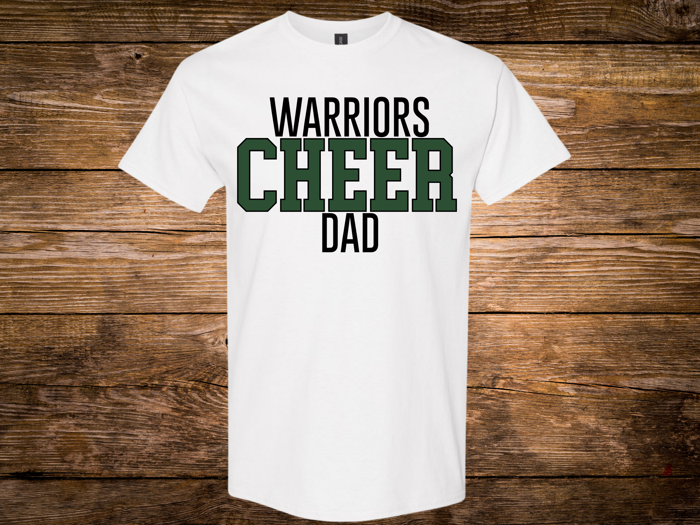Classic Warriors Cheer Dad Tee