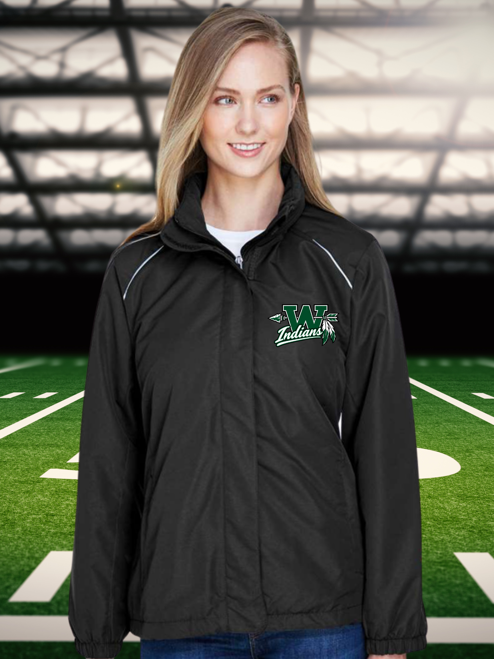 Indians Fleece Lined All Season Jacket