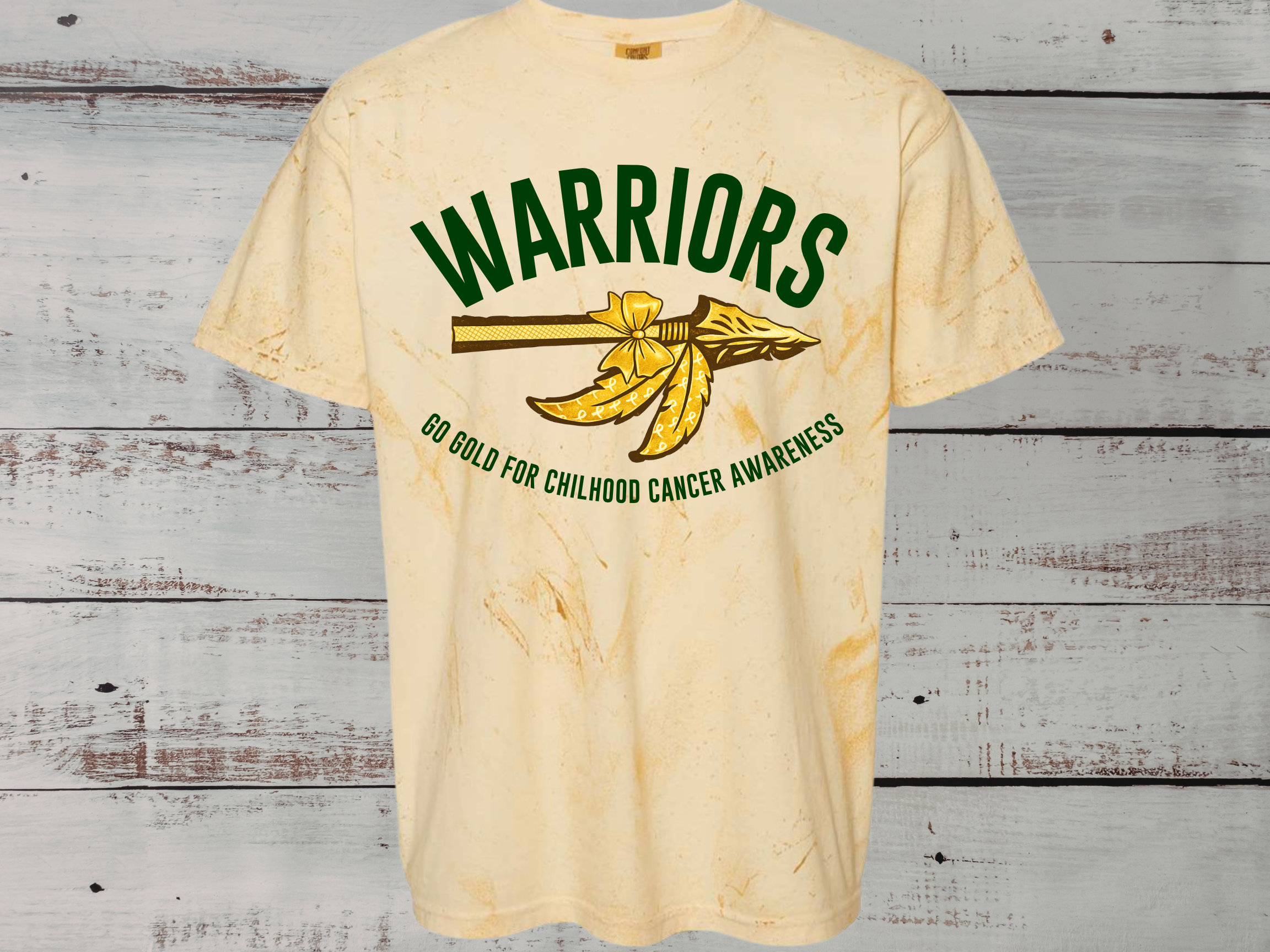 Warriors Gold Out Tee