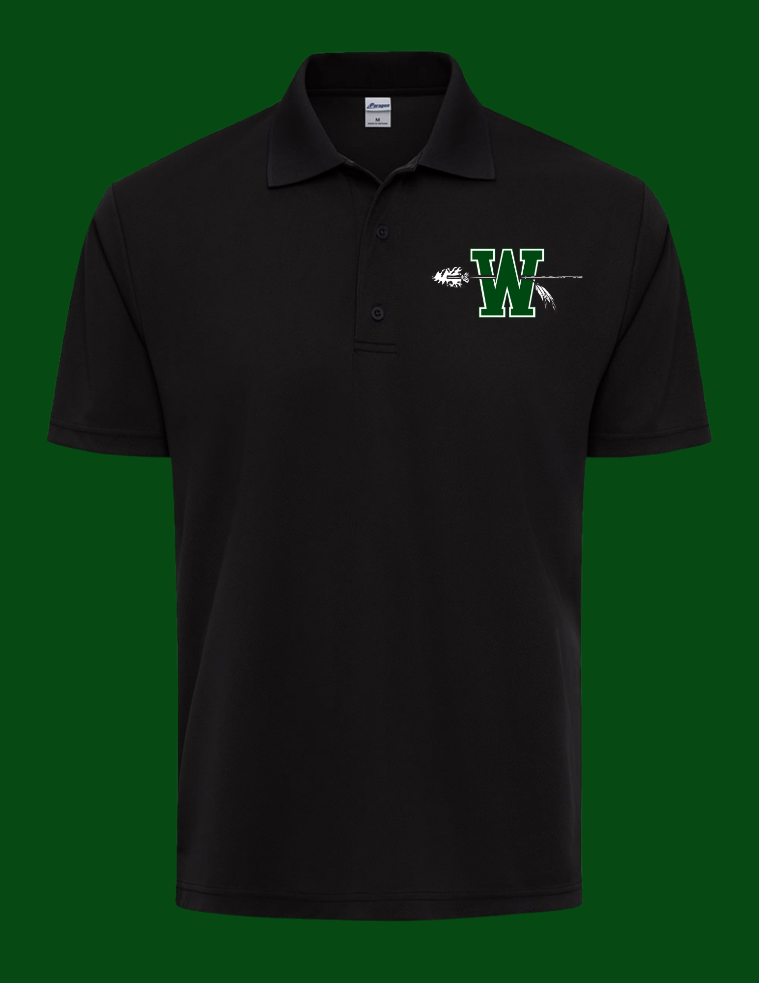 Embroidered Logo Men's Dry-Fit Polo