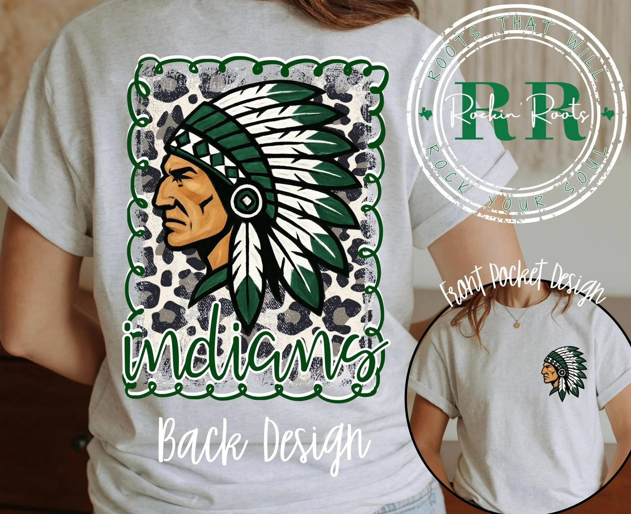 Preppy Leopard Mascot Tee