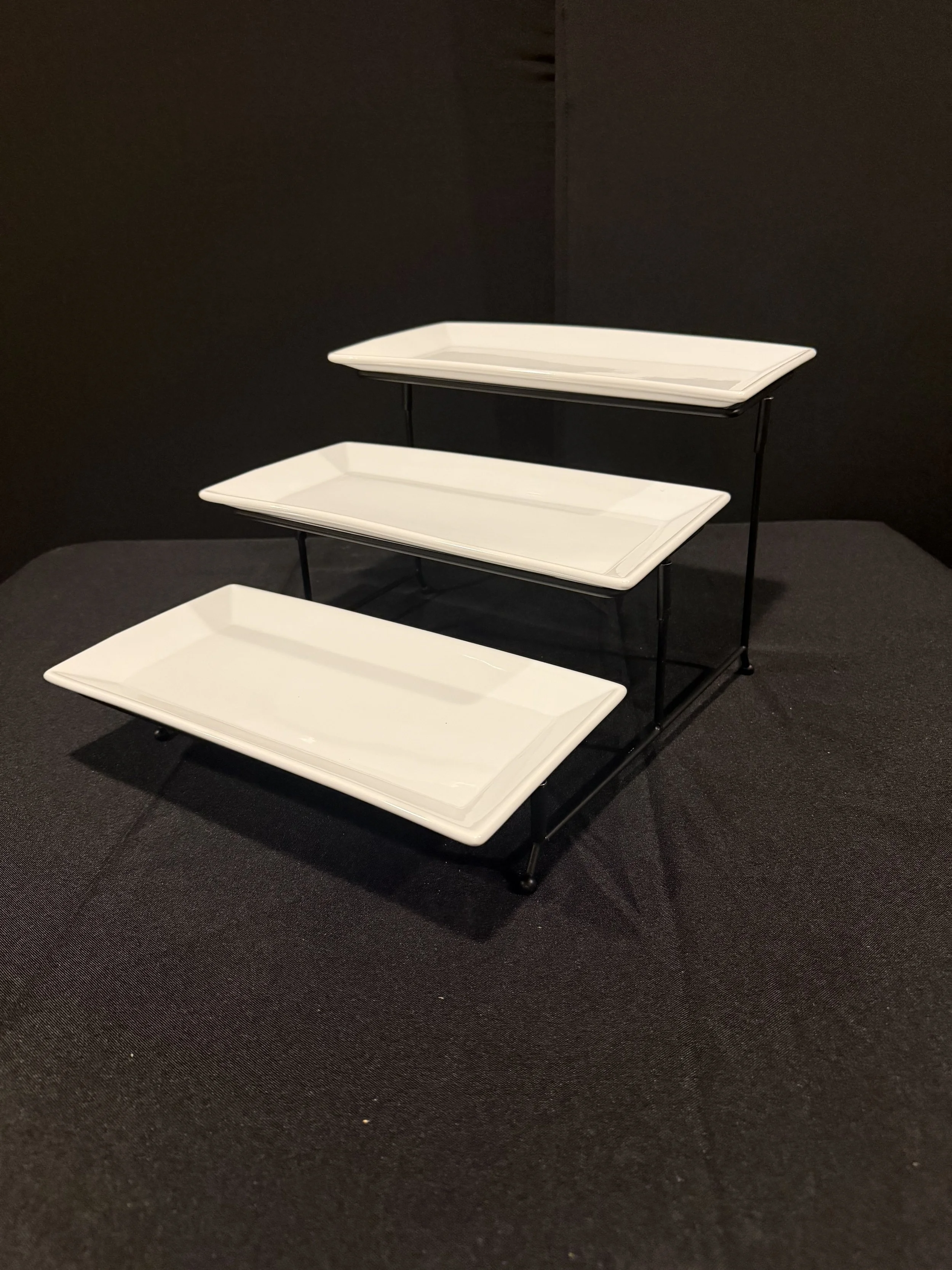 Porcelain 3 Tier Tray
