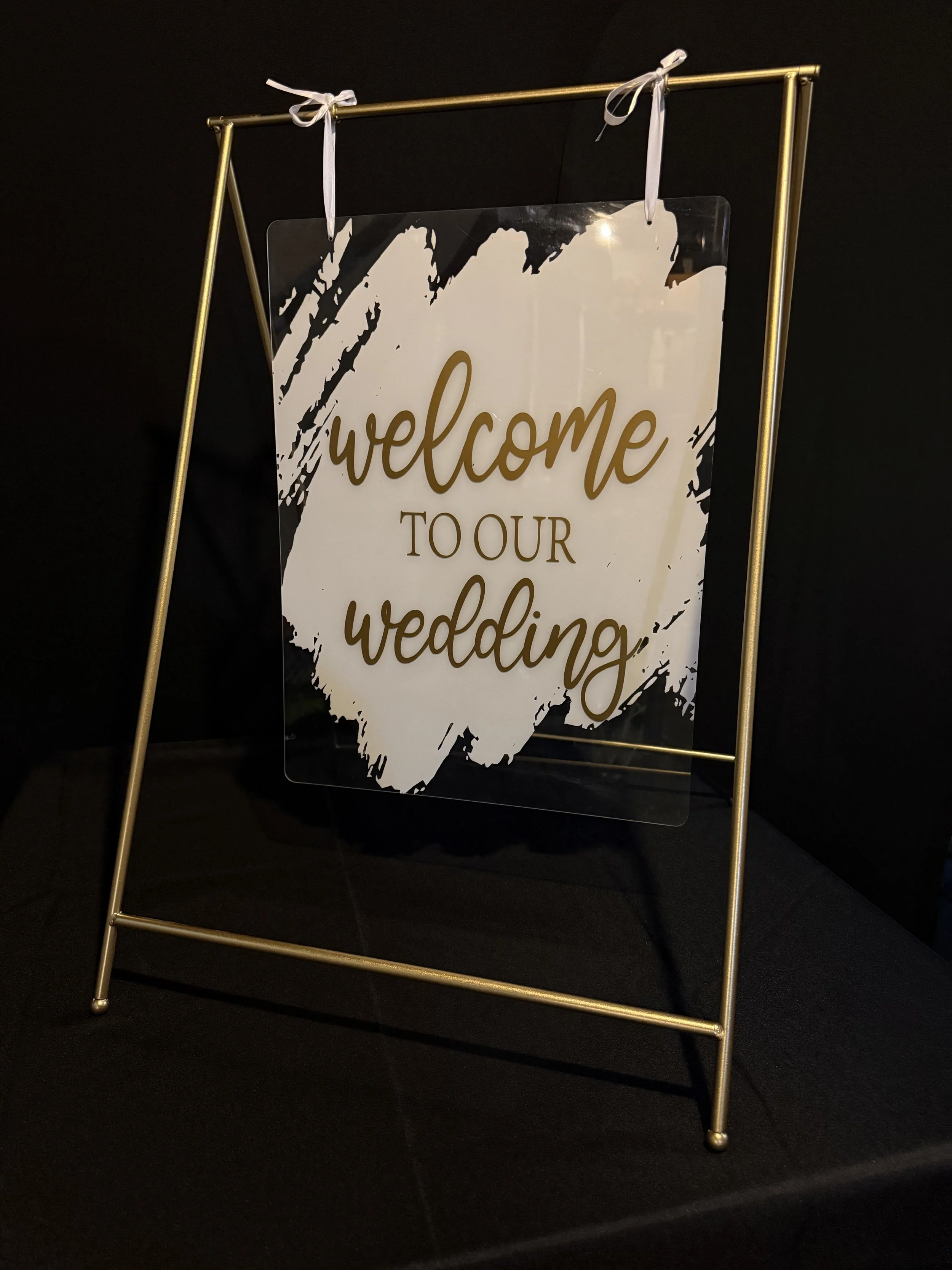 Wedding welcom sign