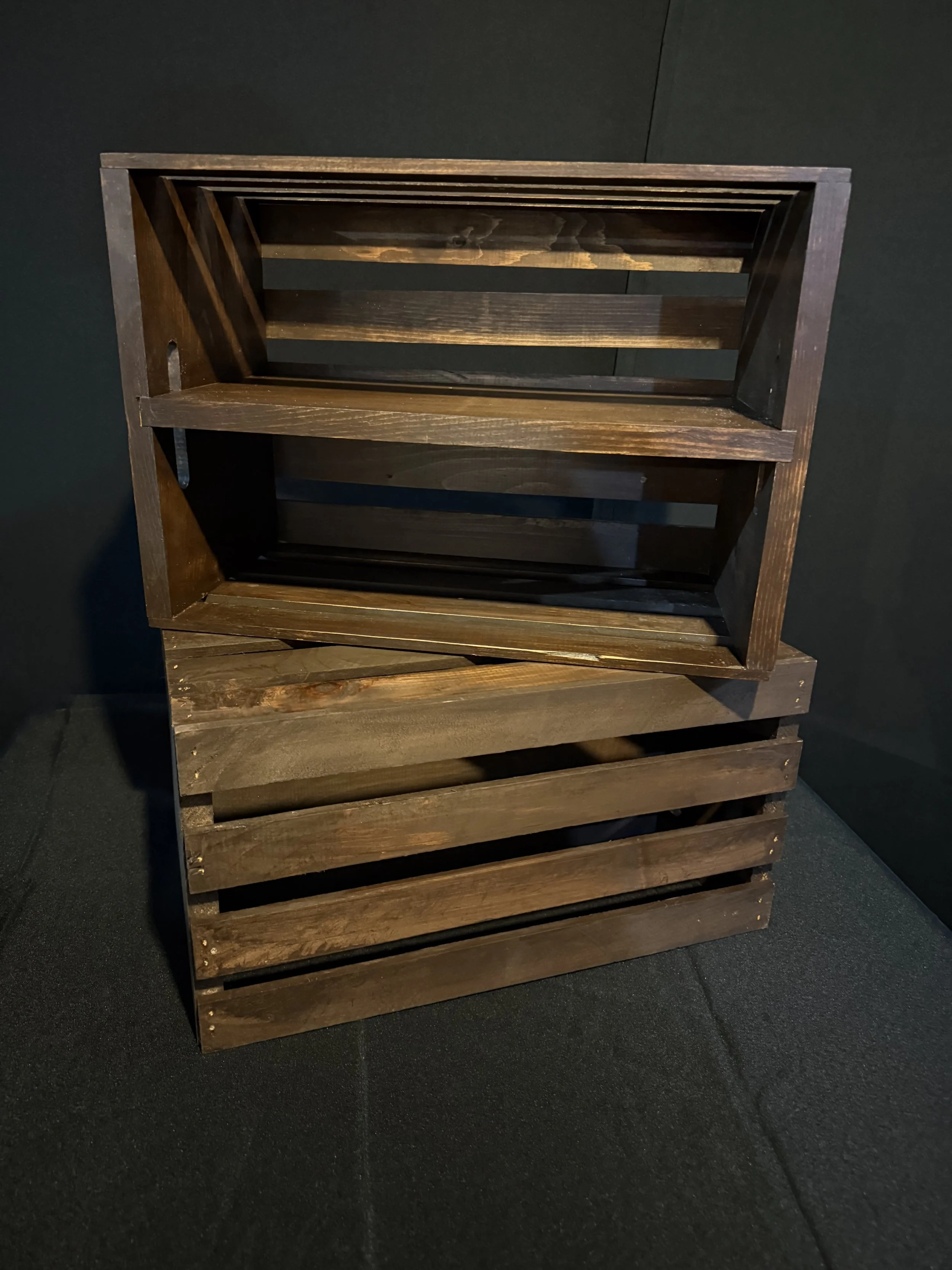 Wooden crates