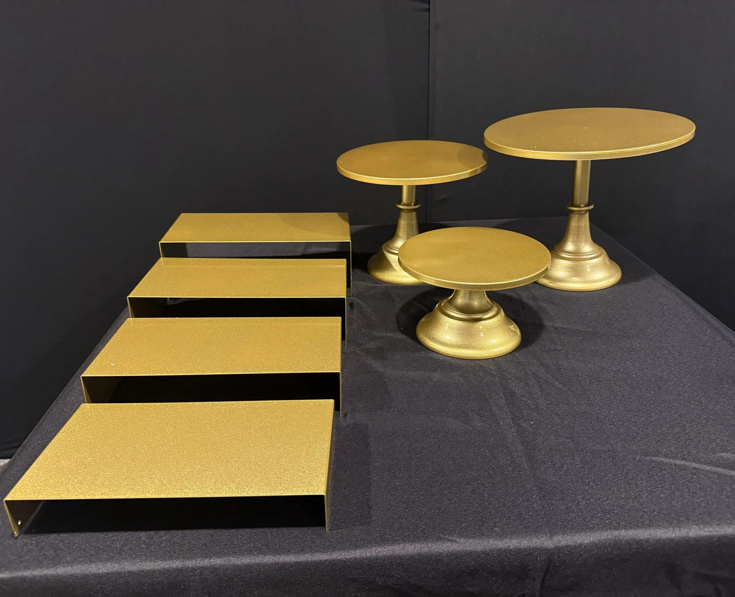 Gold Dessert Stands