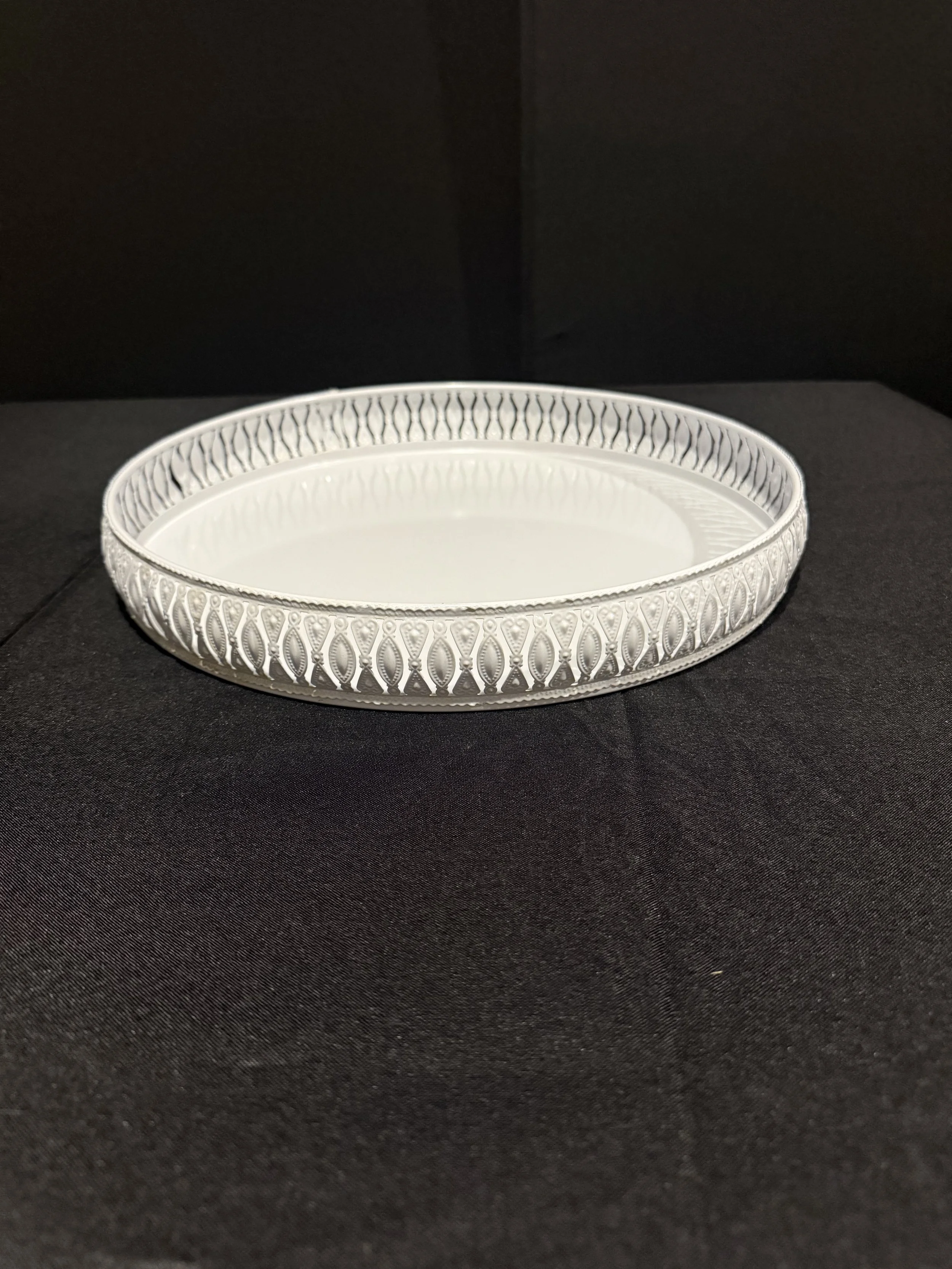 White Dessert Tray