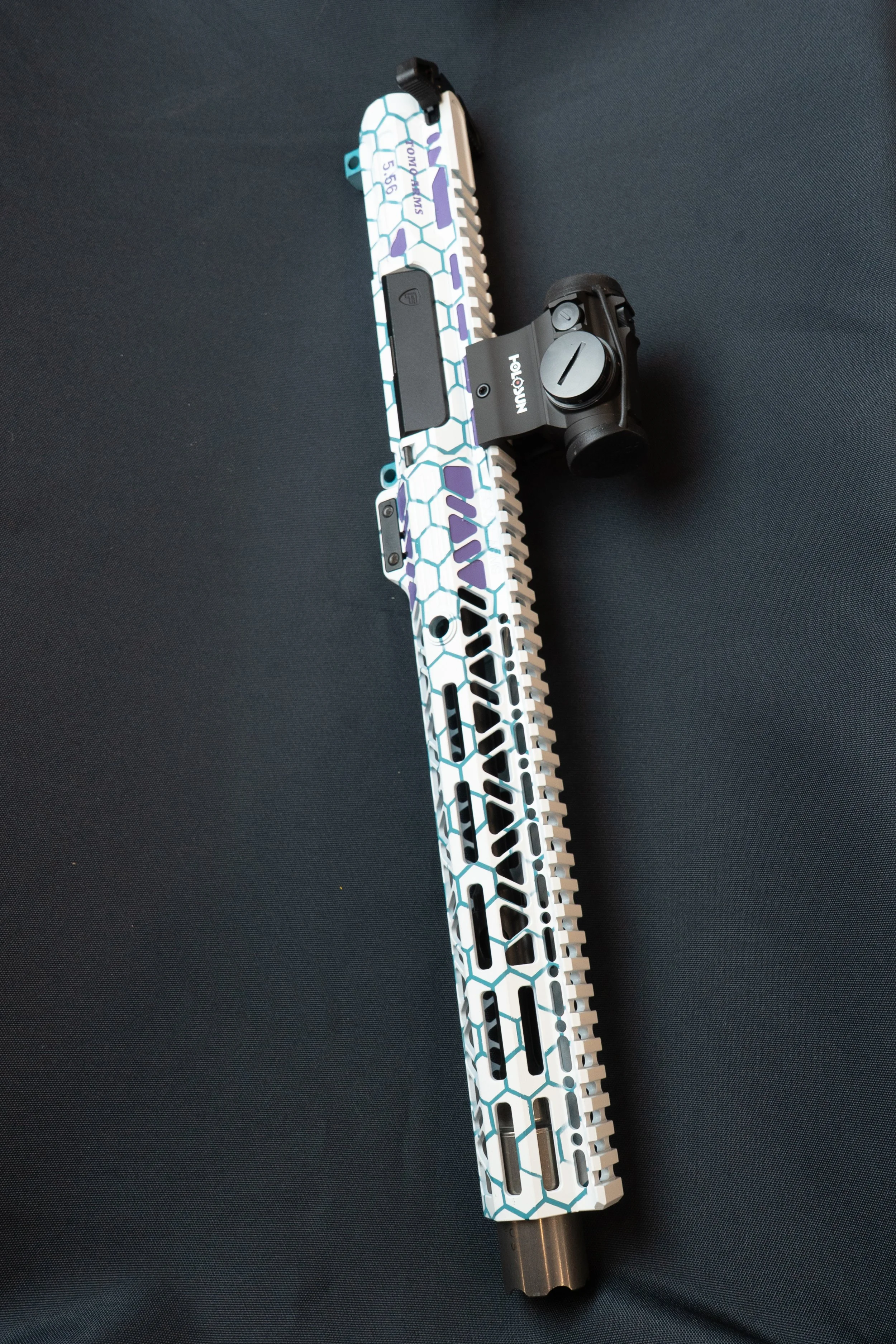 Photo of an upper cerakoted by Tactical Penguin in Utah.