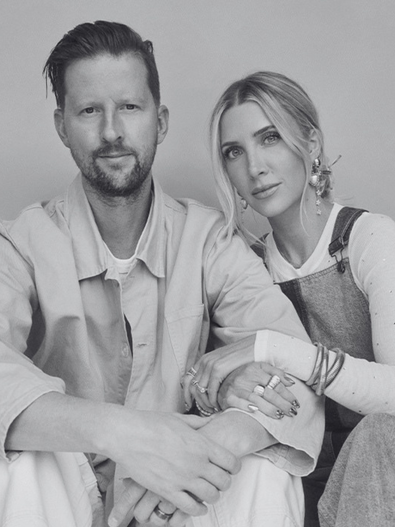 Black and white photo of Bryan and Katie Torwalt