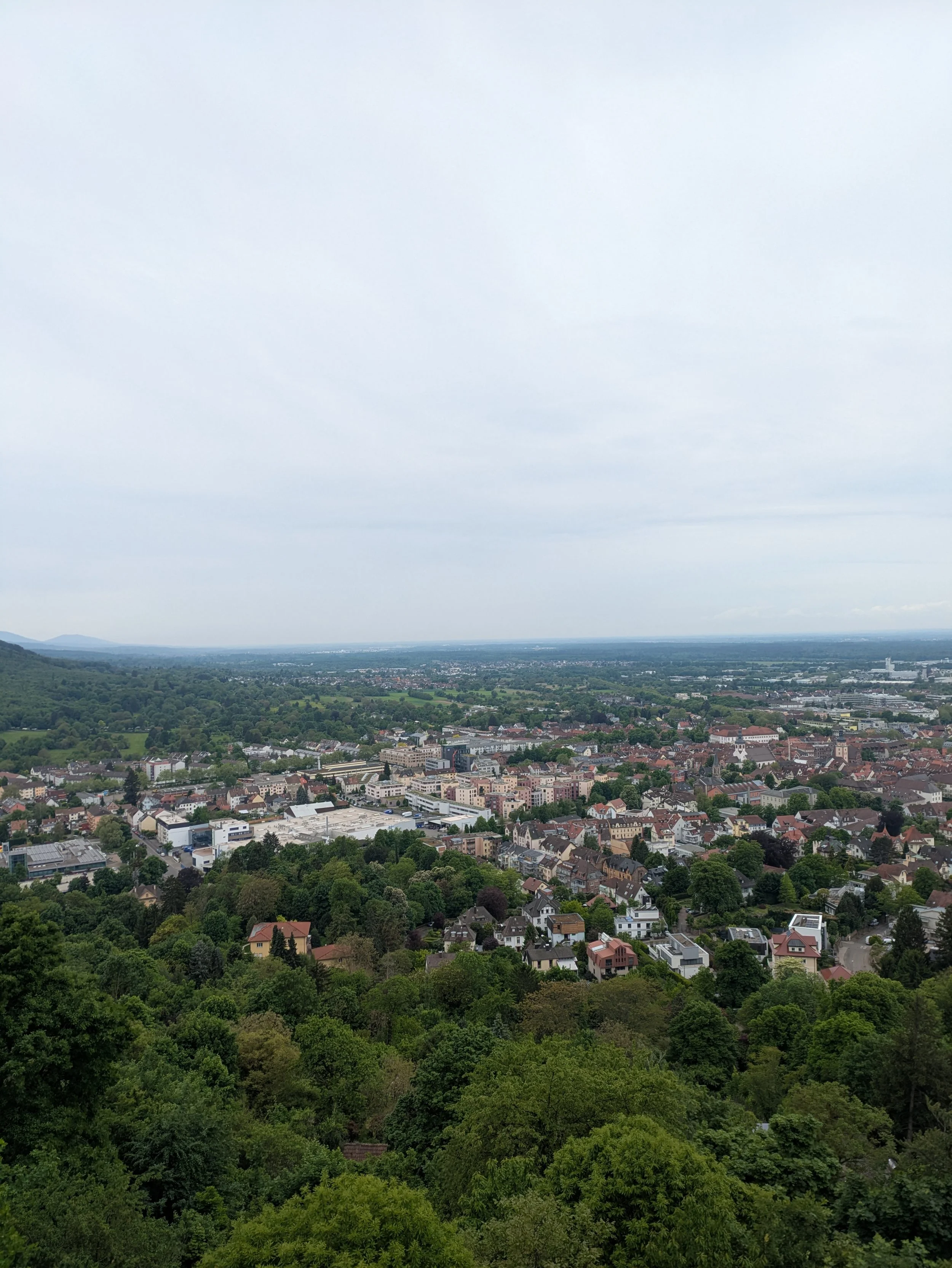 Ausblick über die Stadt Ettlingen