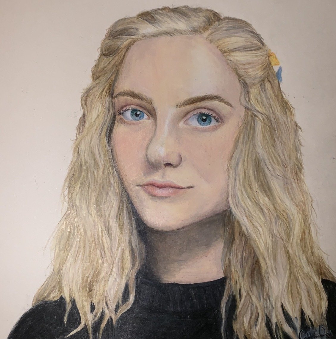 Blonde Girl Portrait, 2018