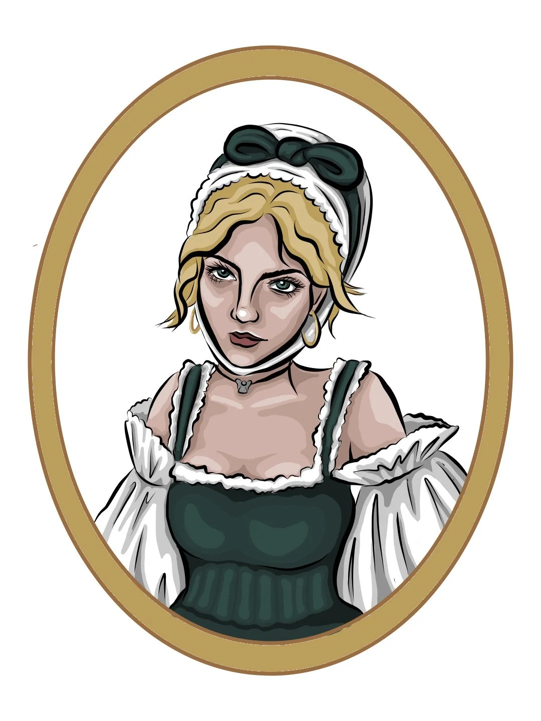 Victorian Portrait, Digital, 2023