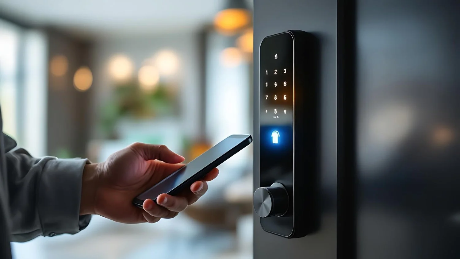 Smartphone app control for smart doors in Dallas, TX