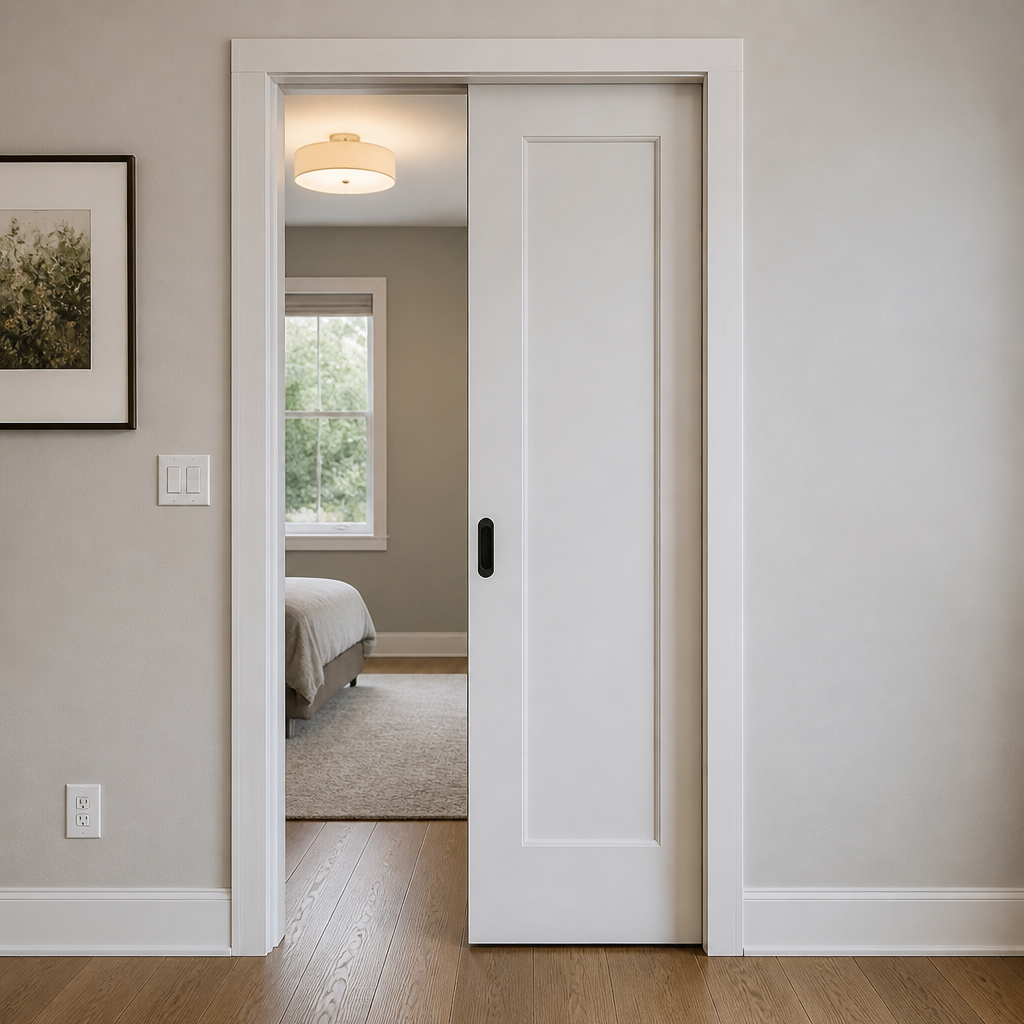 Pocket doors for space-saving interior design in Dallas, TX