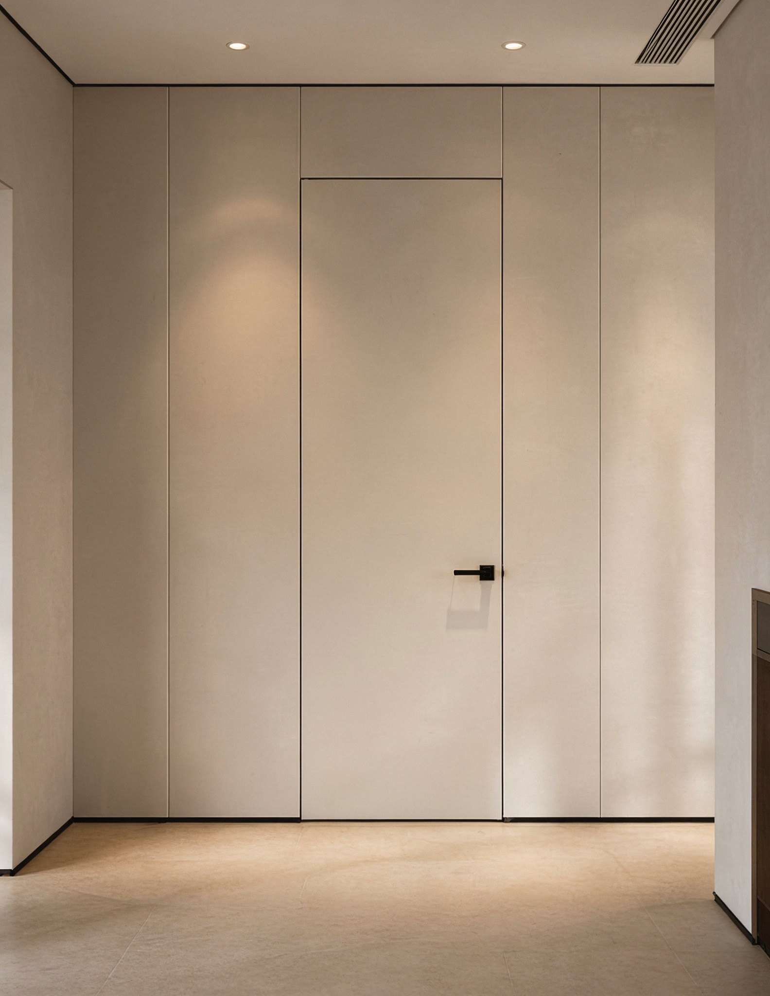 Hidden interior doors for seamless wall integration in Dallas homes
