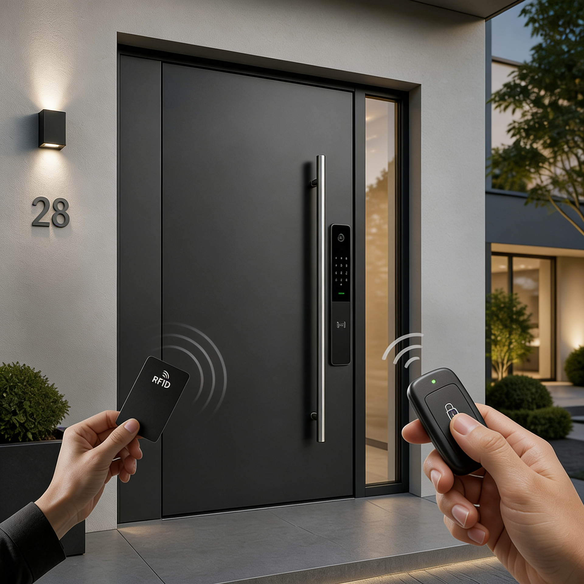 Smart door key fob and RFID access in Dallas, TX