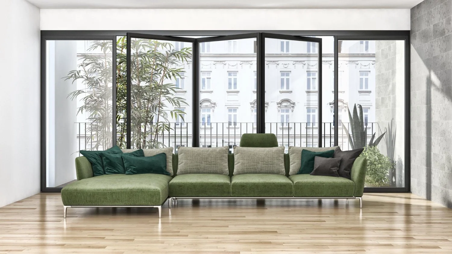 Bi-fold doors with traffic door functionality for Dallas homes