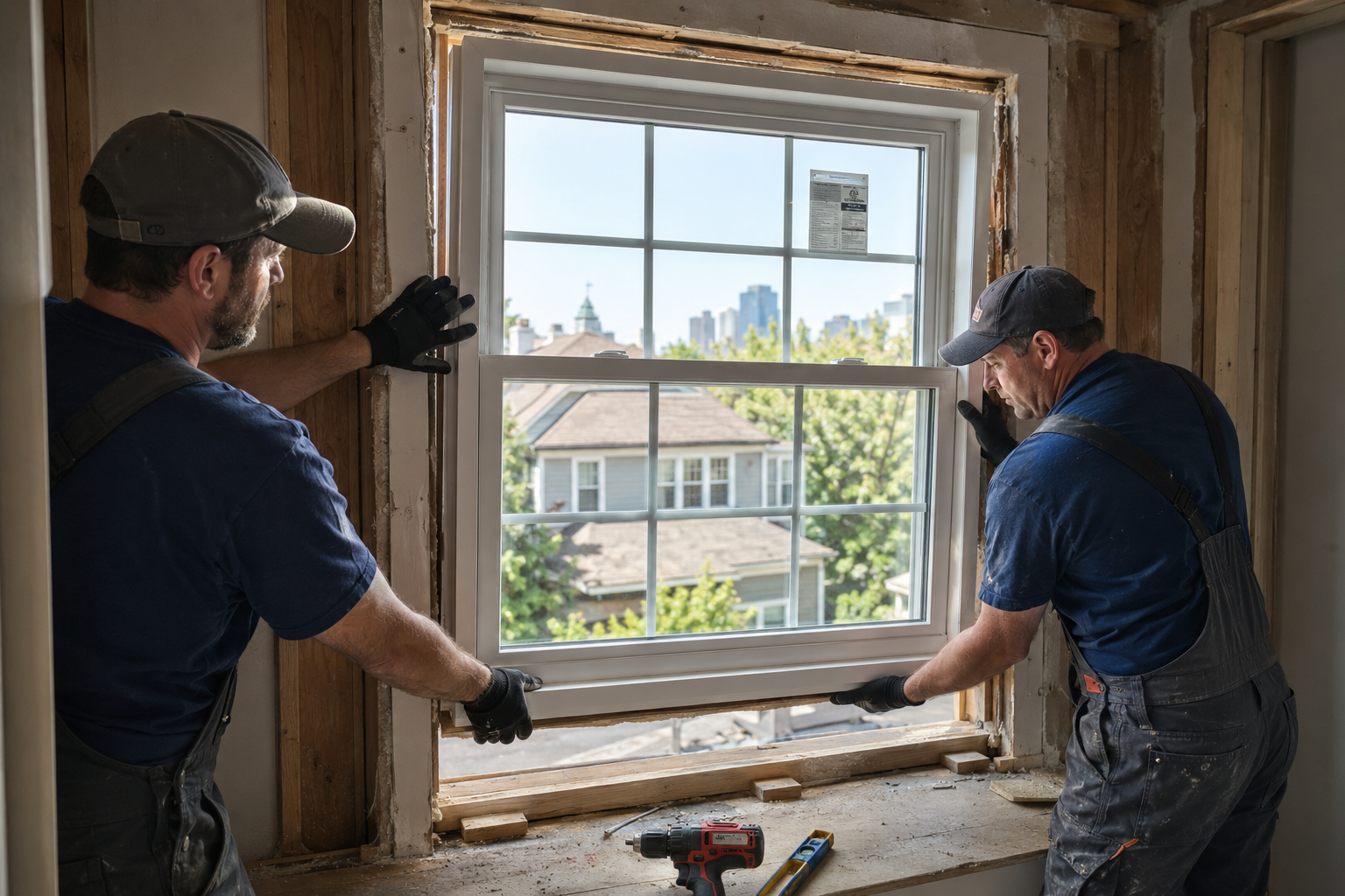 Precision window installation services in Dallas, TX for premium residential window replacement and installation projects