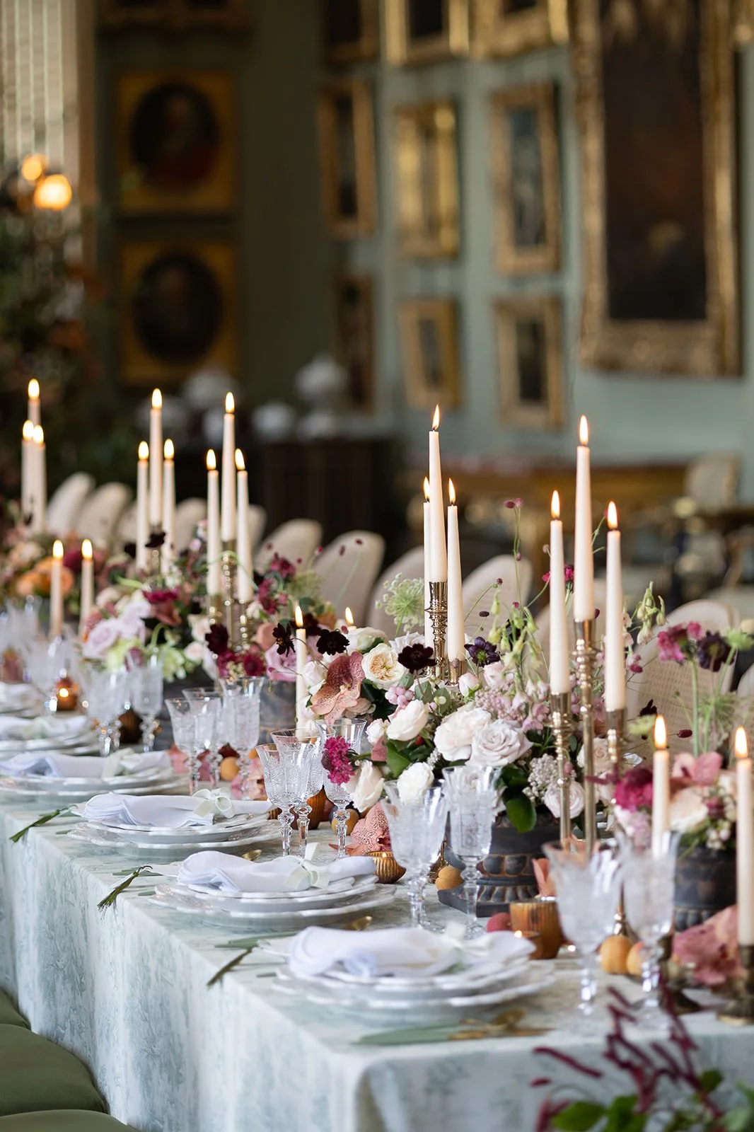 Dramatic Wedding Flowers - Hampshire Wedding Florist - Somerley House Wedding Flowers