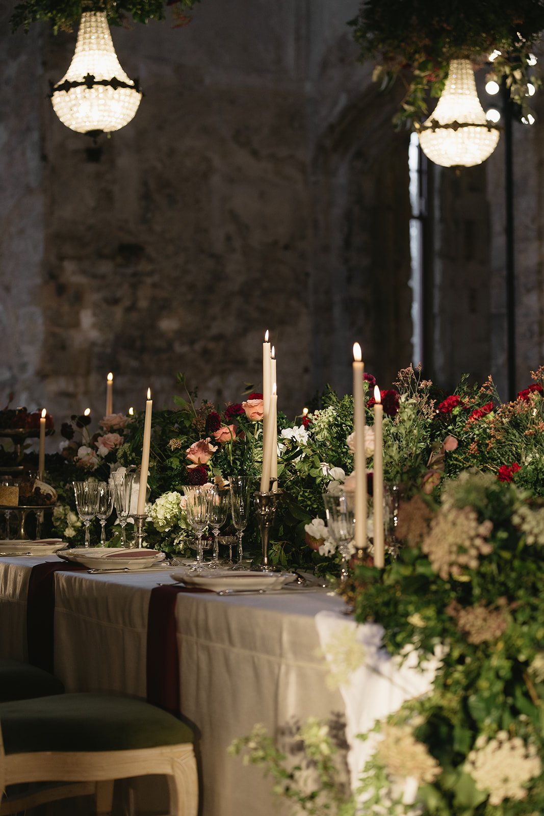 White and Pink Wedding Flowers - Dorset Wedding Florist - Lulworth Castle Wedding
