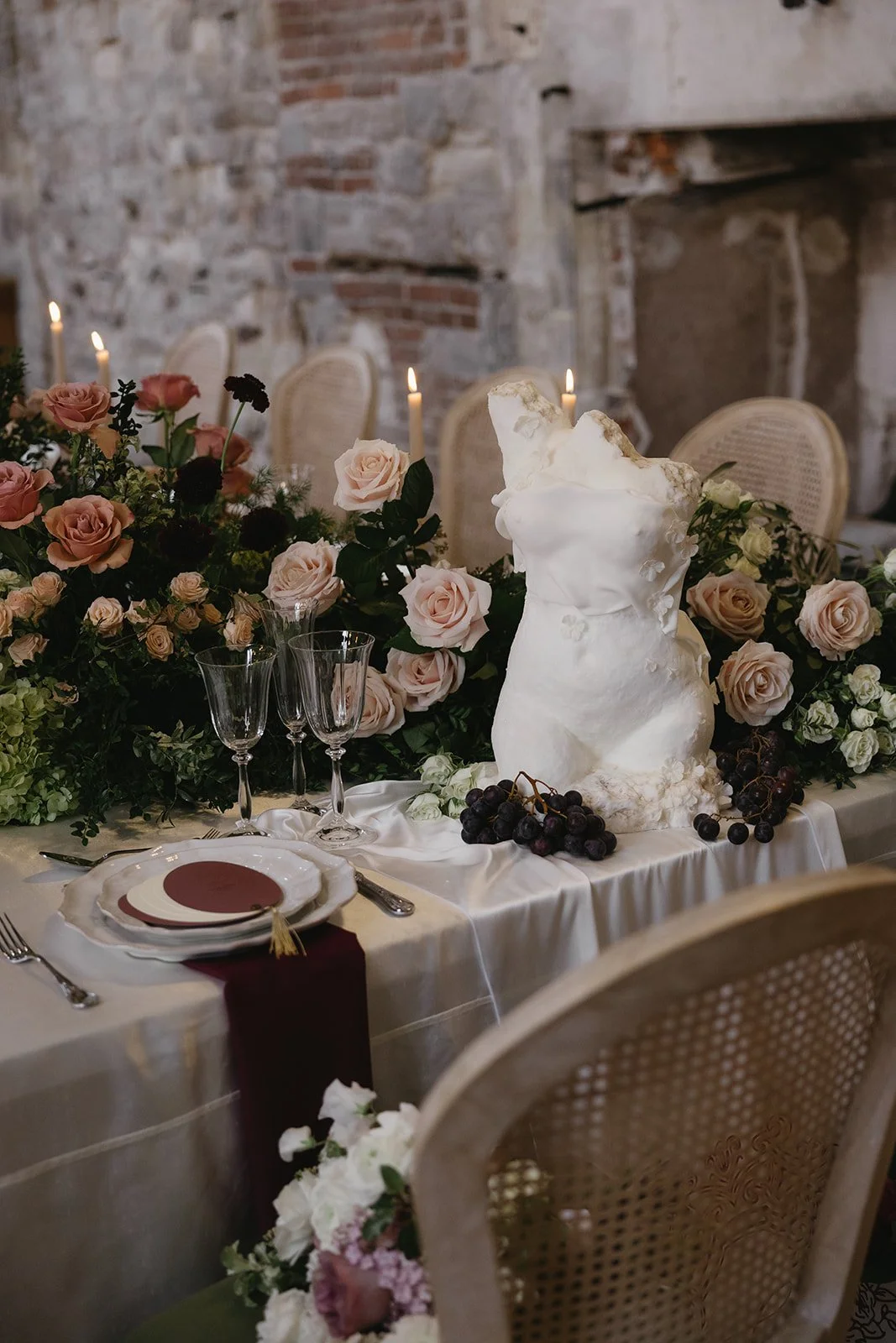White and Pink Wedding Flowers - Dorset Wedding Florist - Lulworth Castle Wedding