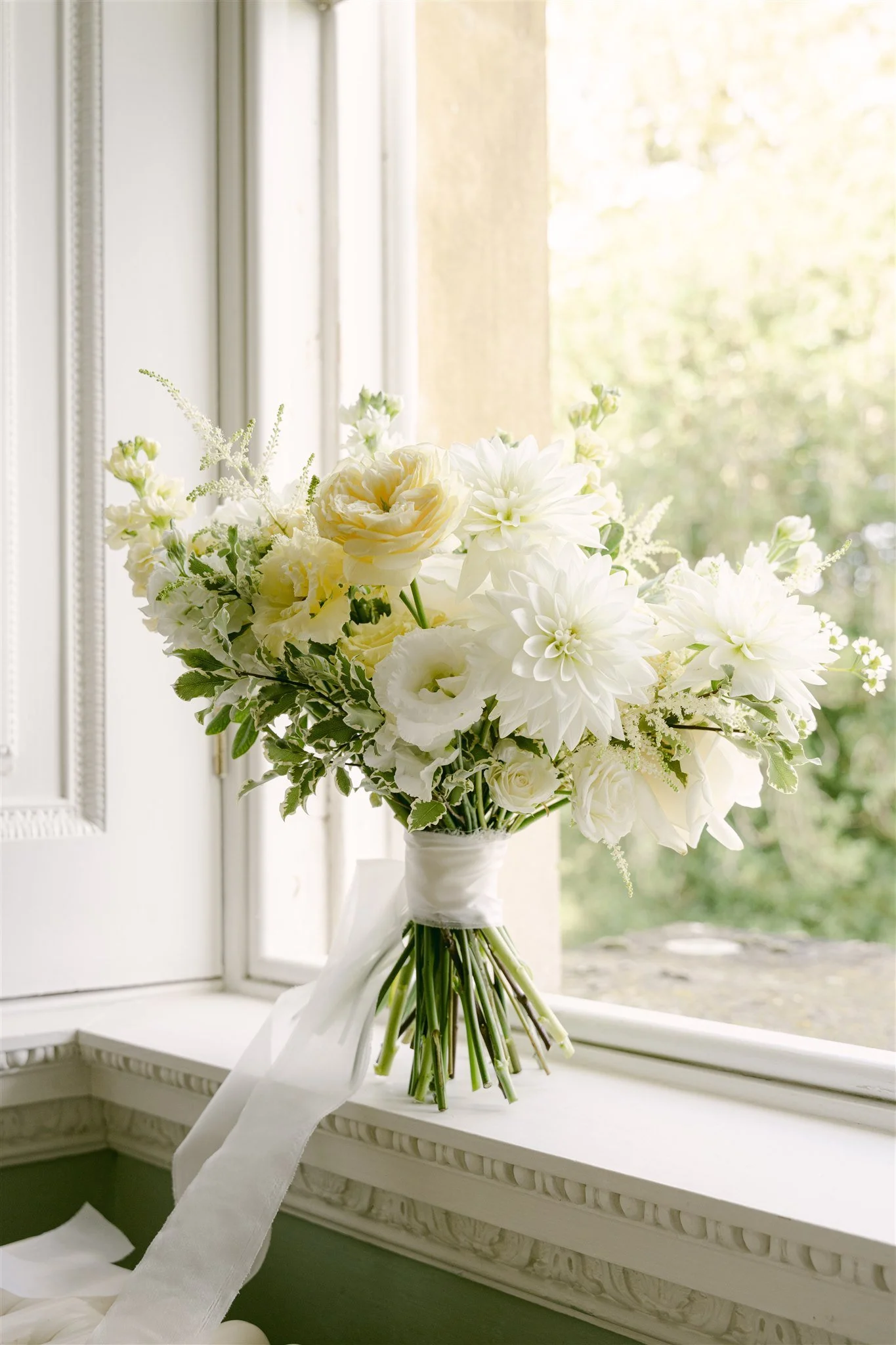 Butter Yellow Wedding Flowers - Surrey Wedding Florist - Botleys Mansion Wedding Flowers