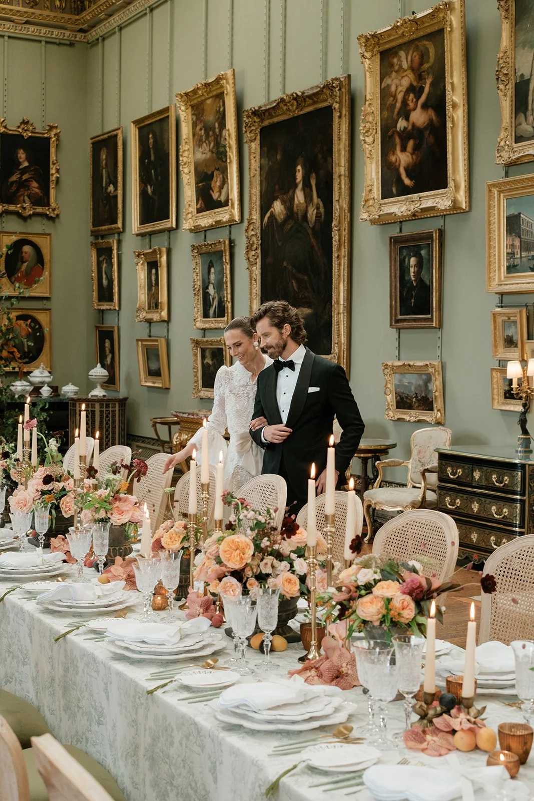 Dramatic Wedding Flowers - Hampshire Wedding Florist - Somerley House Wedding Flowers