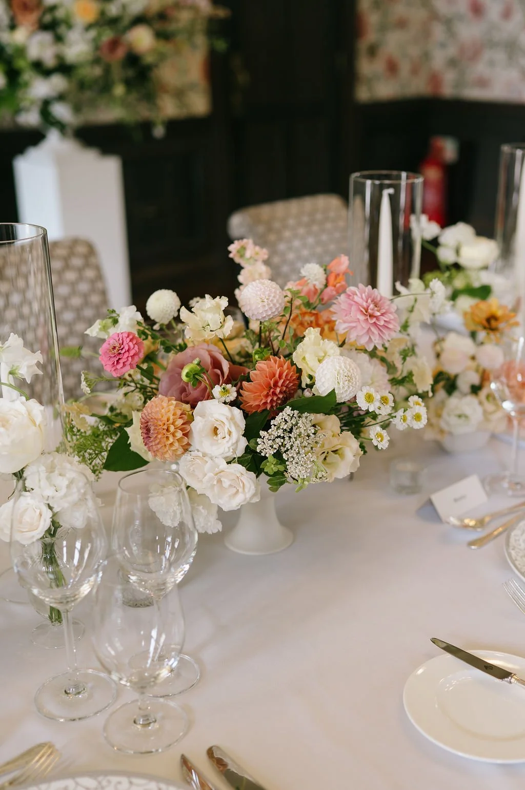Garden Party Wedding Flowers - Surrey Wedding Florist - Four Seasons Hampshire Wedding