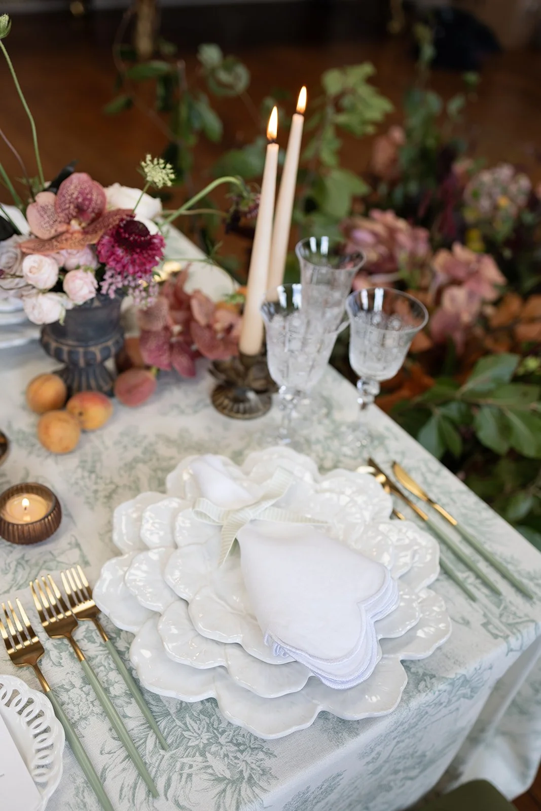 Dramatic Wedding Flowers - Hampshire Wedding Florist - Somerley House Wedding Flowers