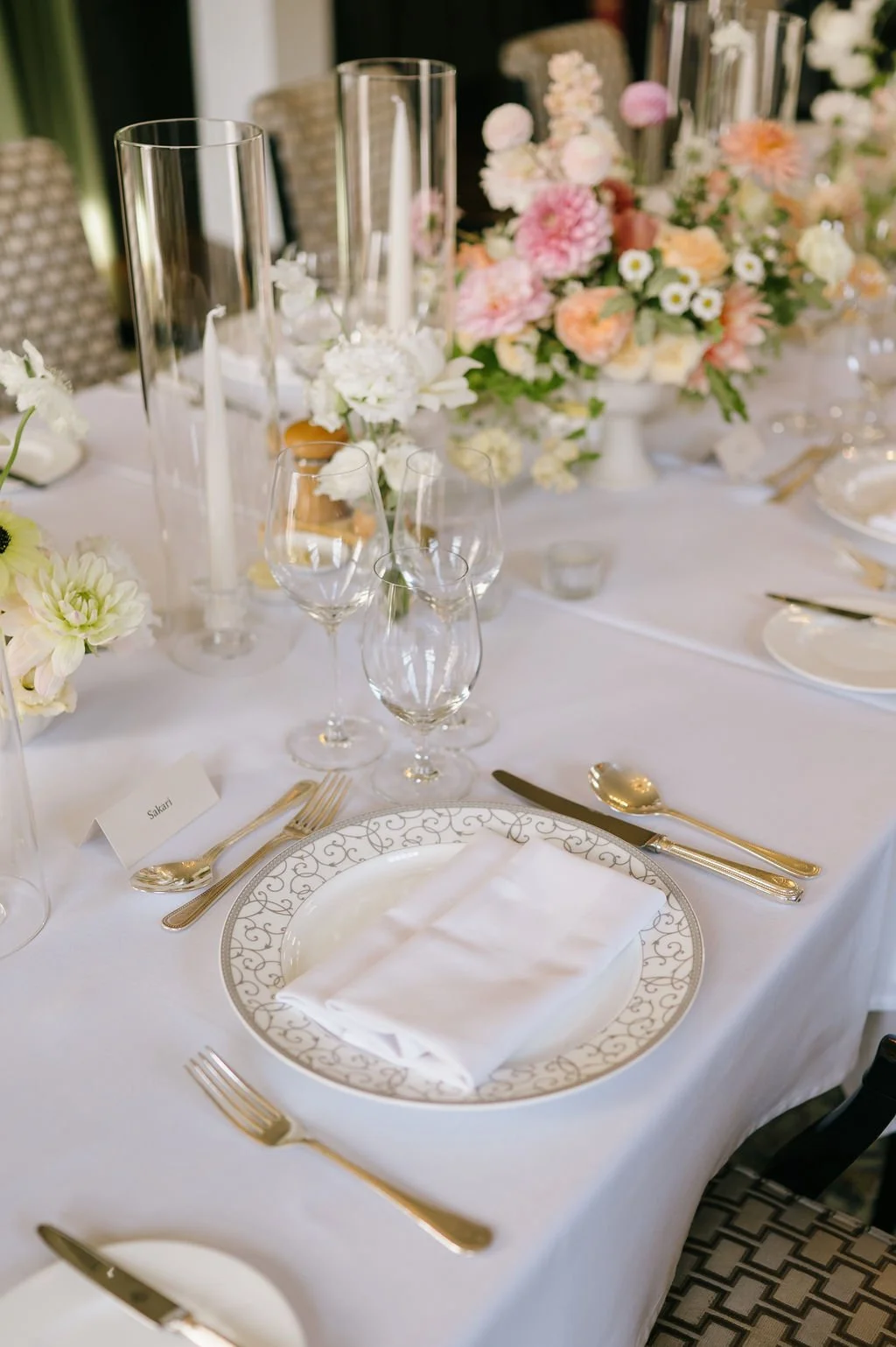 Garden Party Wedding Flowers - Surrey Wedding Florist - Four Seasons Hampshire Wedding