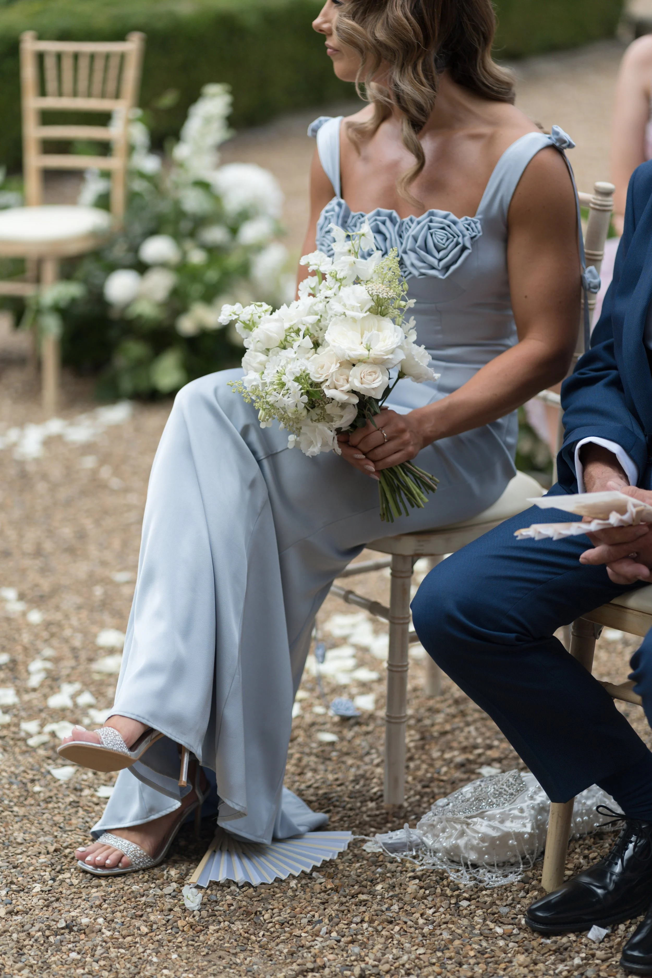 White and Green Wedding Flowers - Surrey Wedding Florist - Wotton Hall Wedding