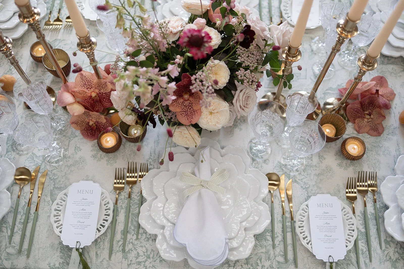 Dramatic Wedding Flowers - Hampshire Wedding Florist - Somerley House Wedding Flowers