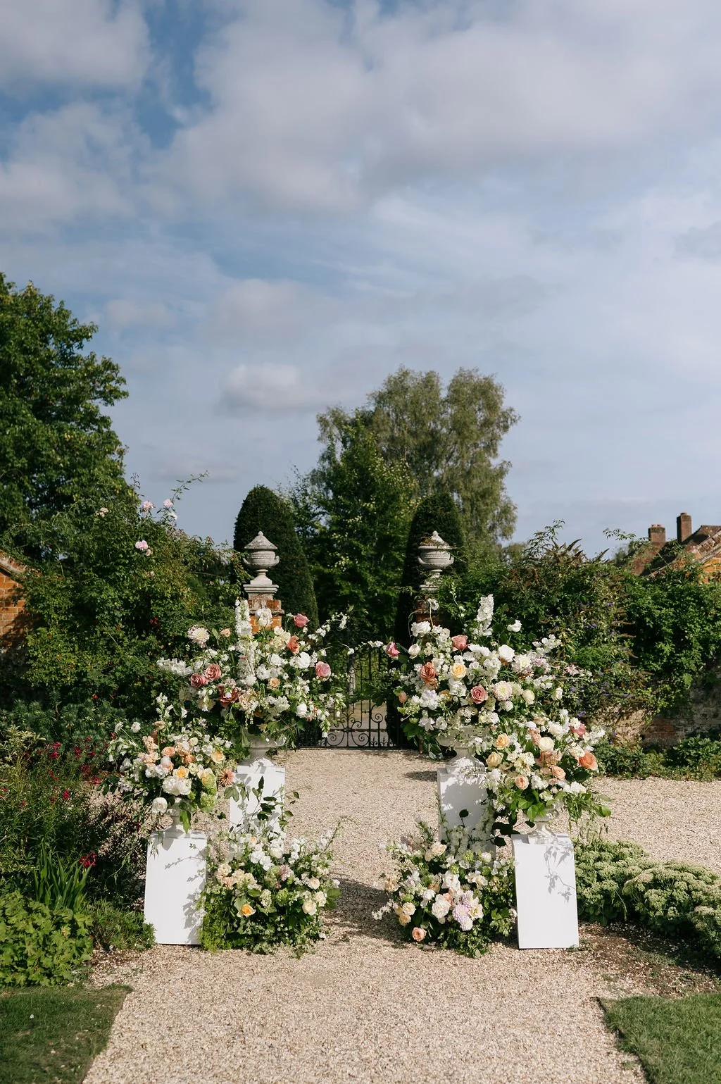 Garden Party Wedding Flowers - Surrey Wedding Florist - Four Seasons Hampshire Wedding