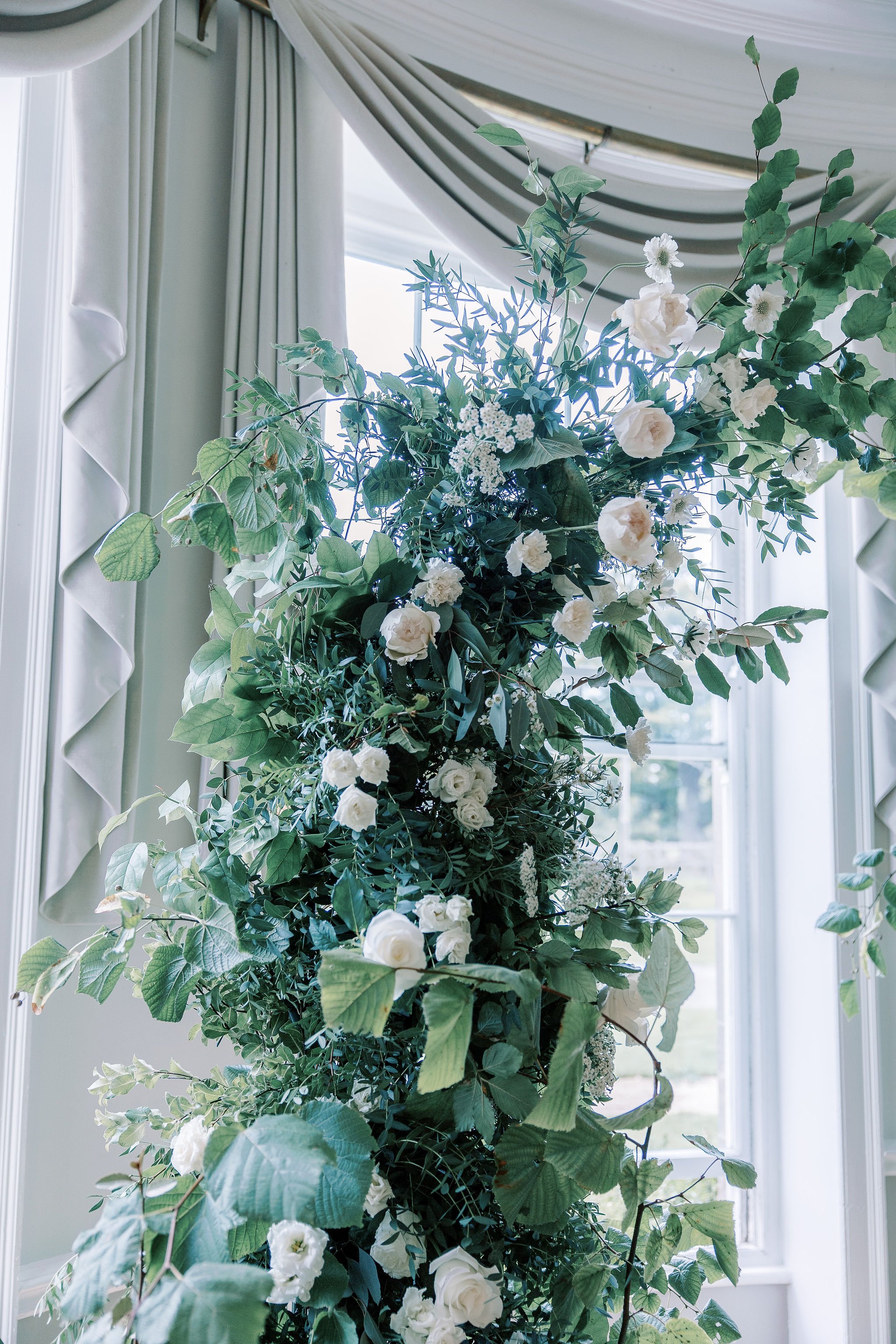 Blue and white wedding flowers - Cotswolds Wedding Florist - Eastington Wedding Flowers