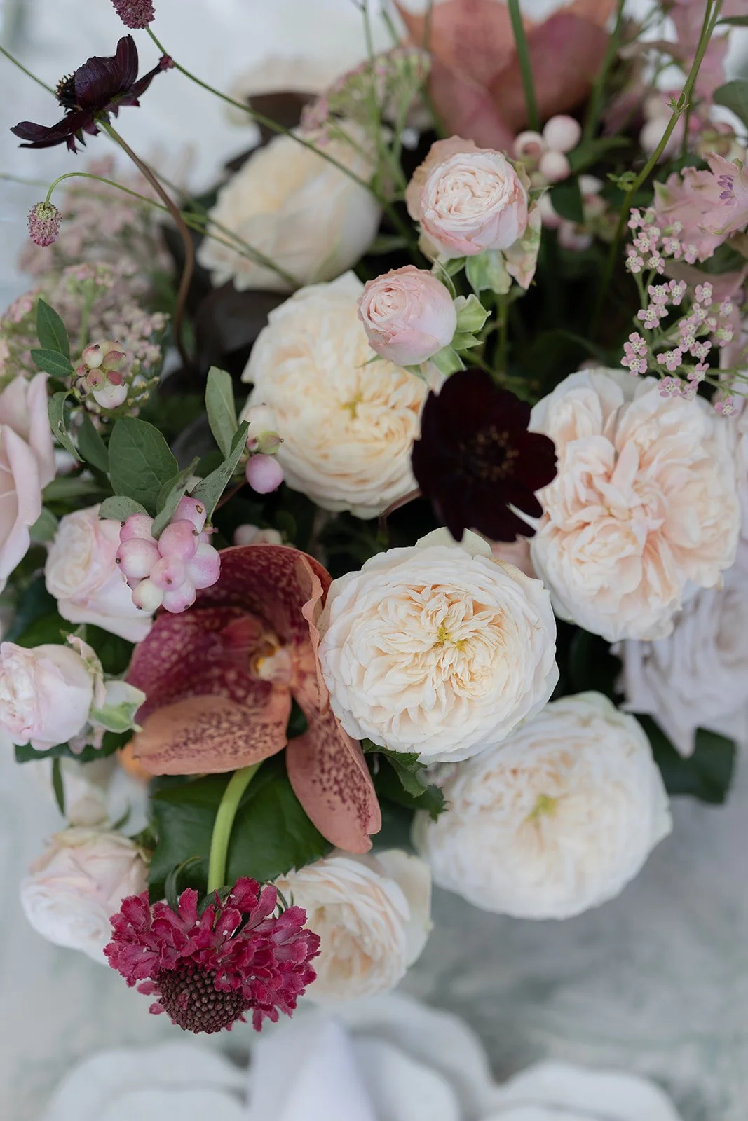 Dramatic Wedding Flowers - Hampshire Wedding Florist - Somerley House Wedding Flowers