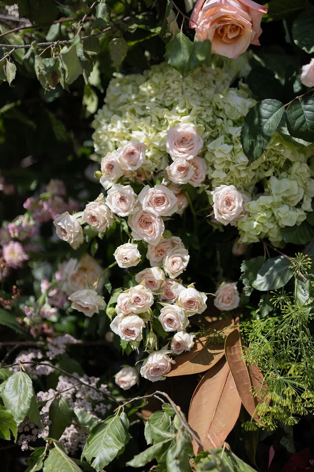 Dramatic Wedding Flowers - Hampshire Wedding Florist - Somerley House Wedding Flowers