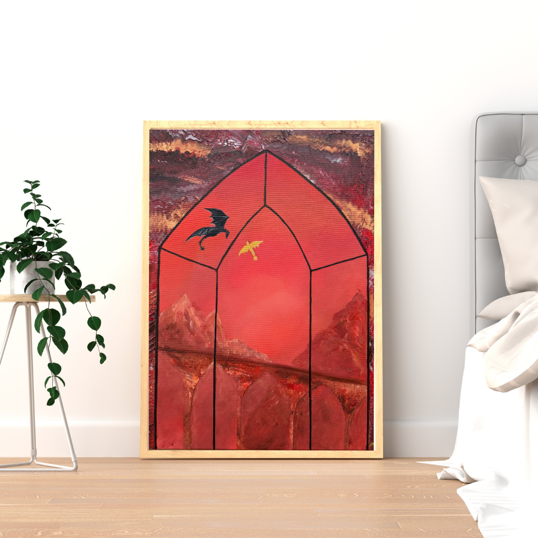 View From Basgiath, Fine Art Print