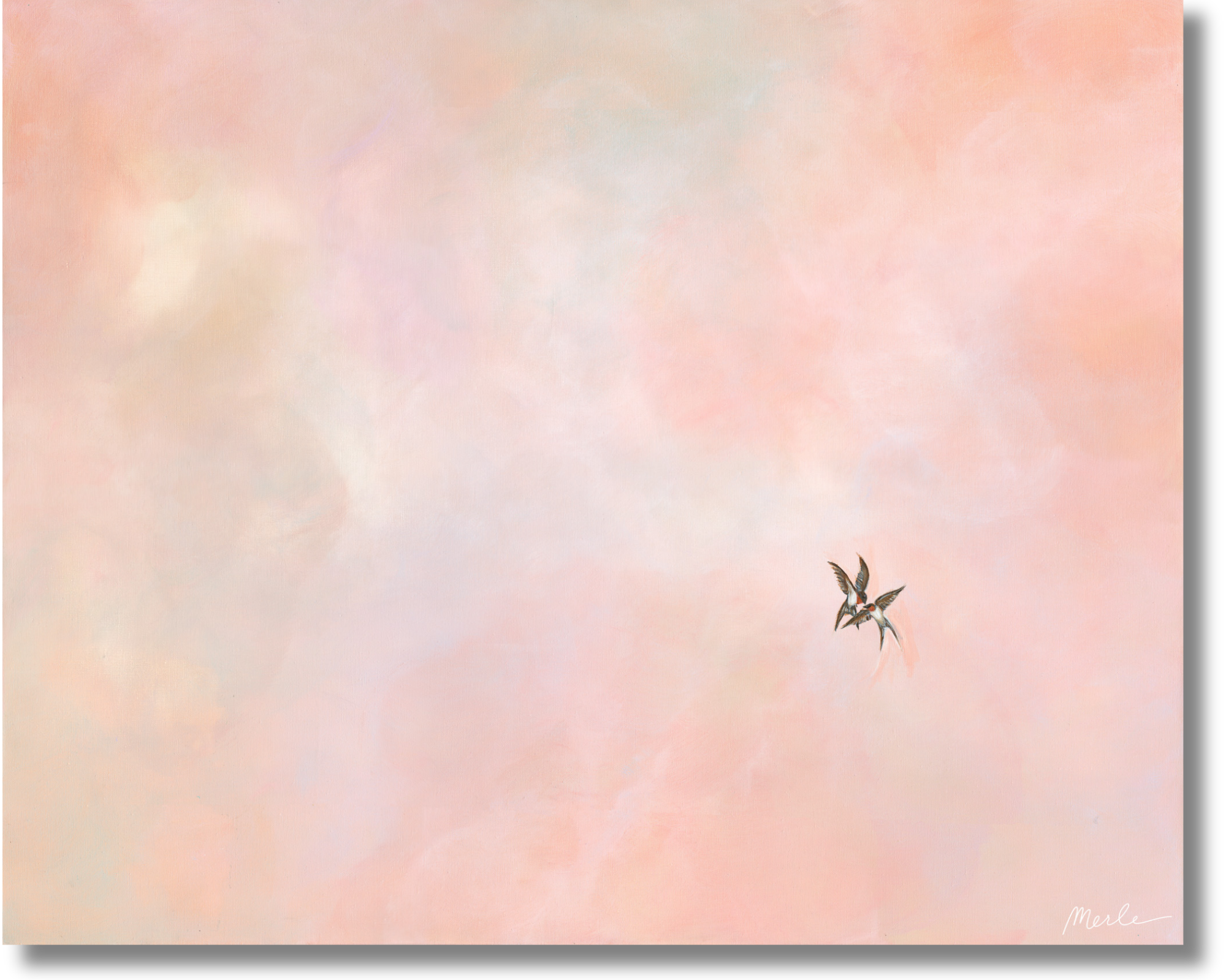The same sky original art by Marion Merle