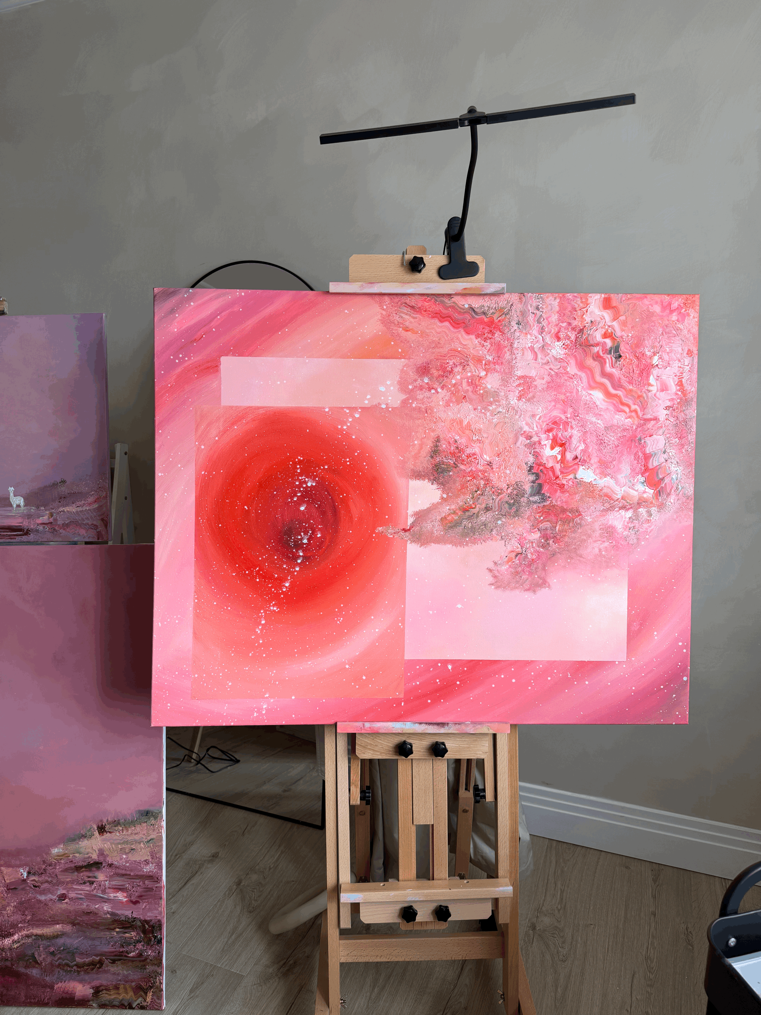 Nebula I — Original Semi-Abstract Painting | Acrylic on Canvas | 80 × 100cm