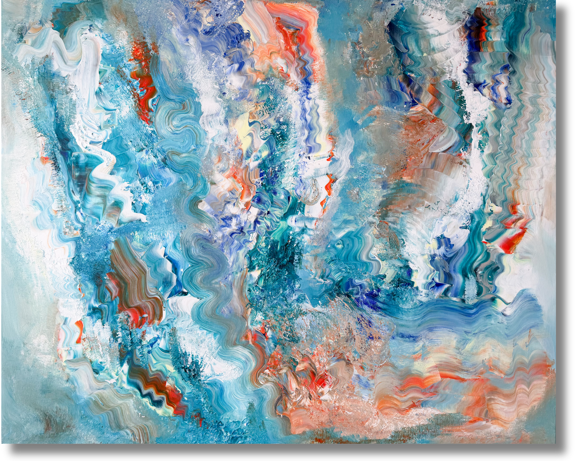 The Current Beneath original abstract art by Marion Merle