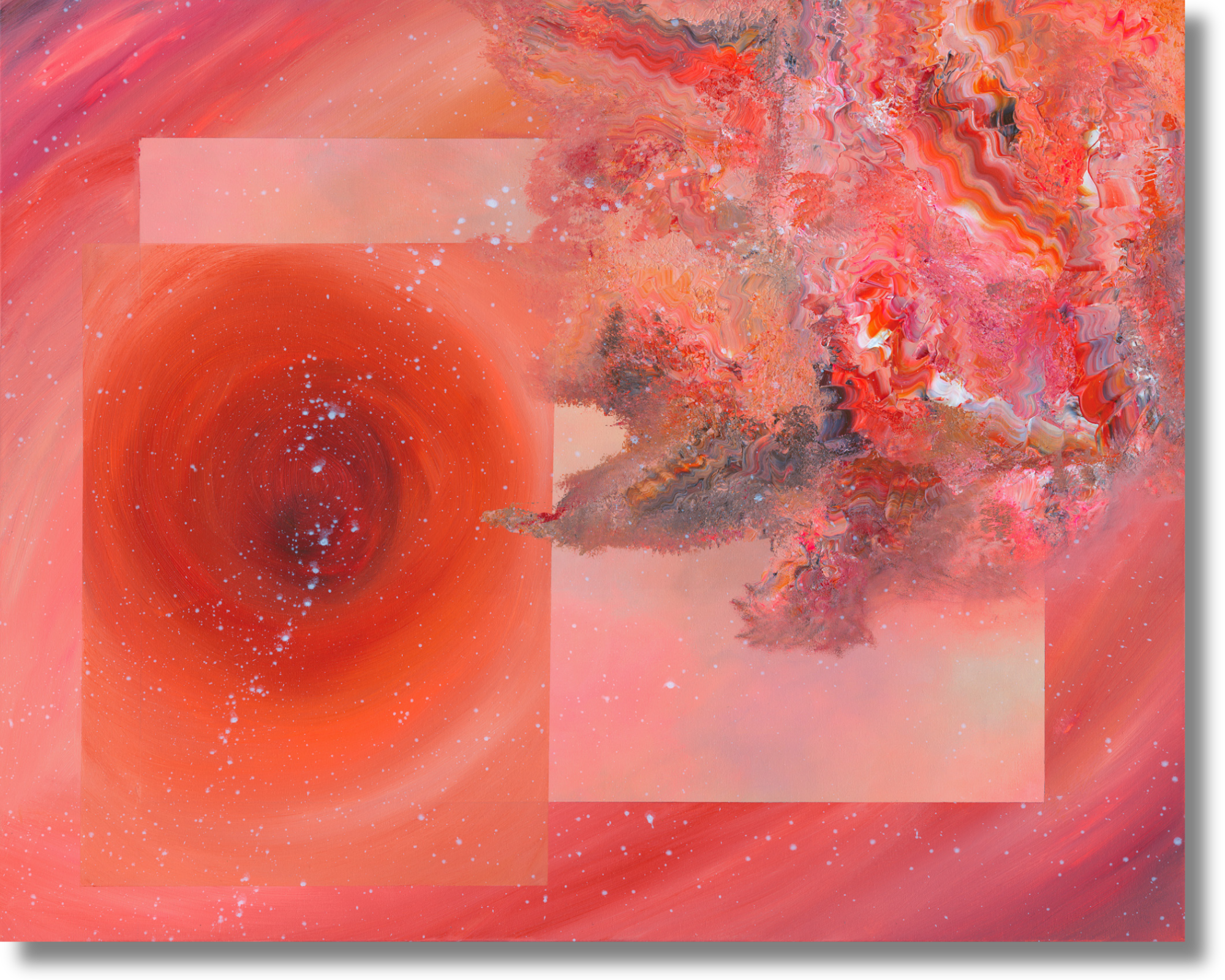 Nebula I original artwork by Marion Merle