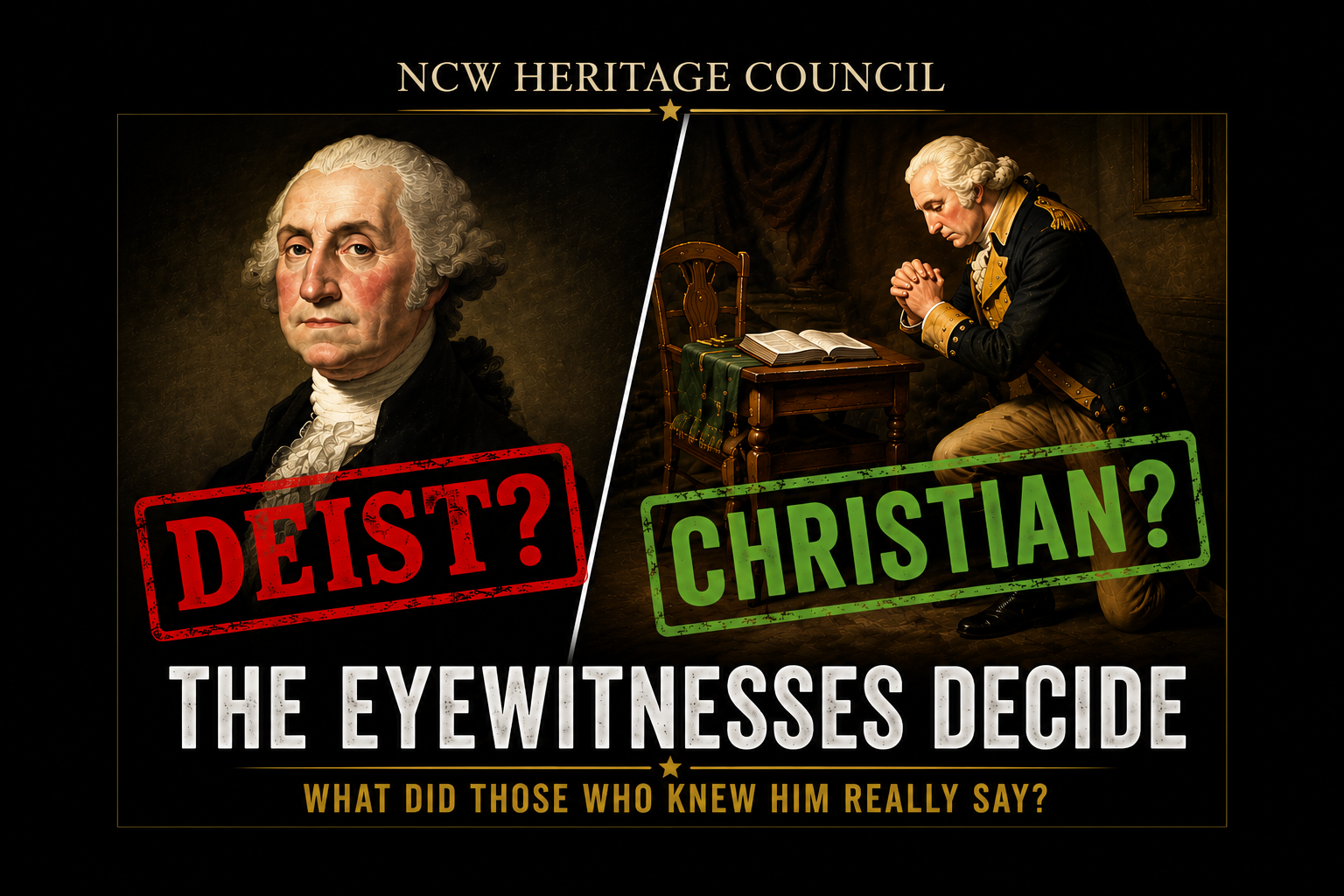 Was George Washington a Christian?