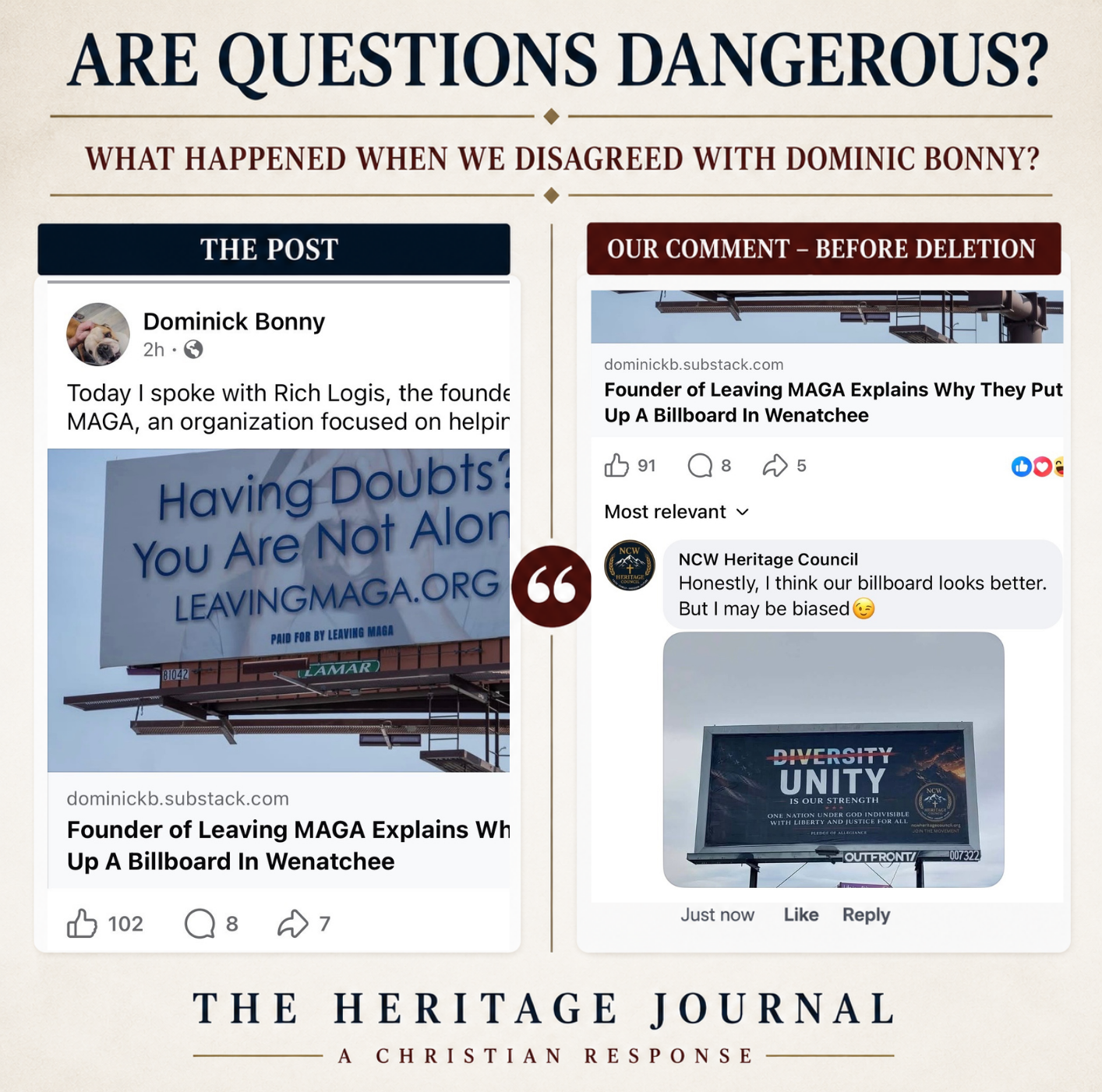 ARE QUESTIONS DANGEROUS?