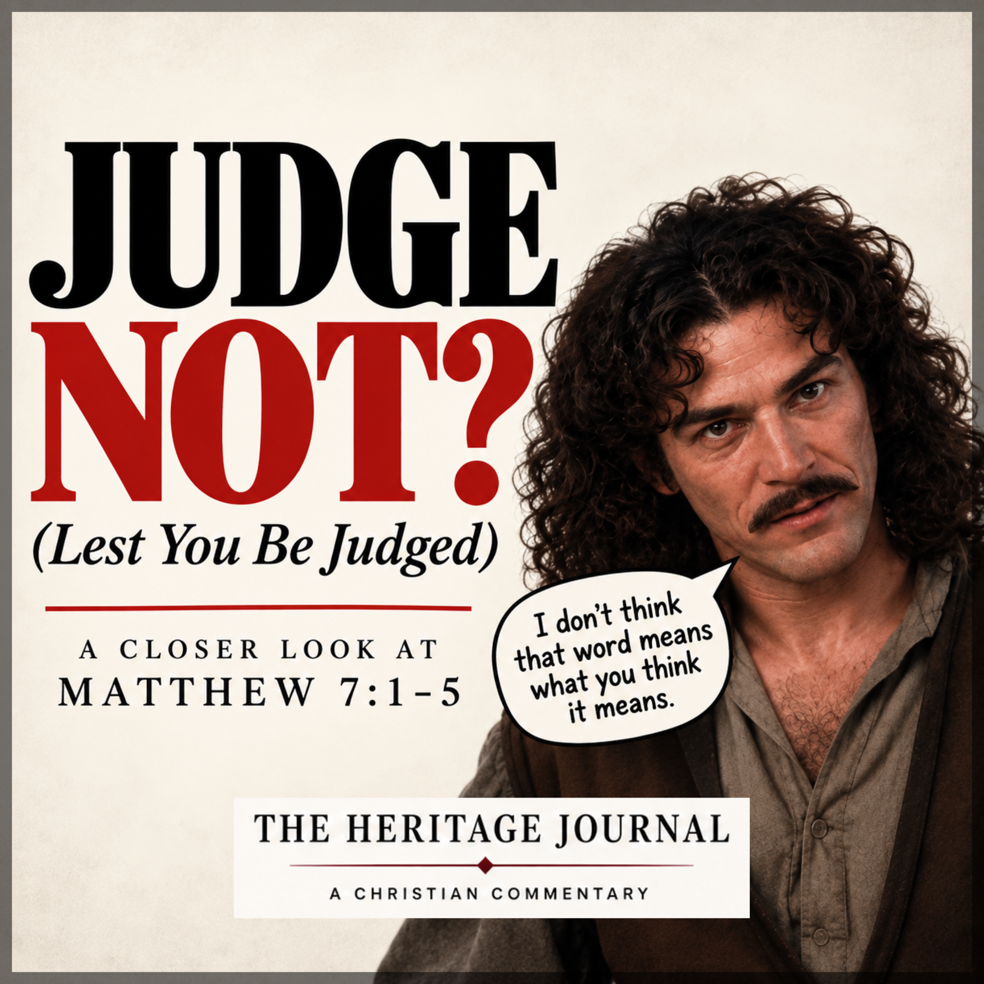 “Don’t judge.”
